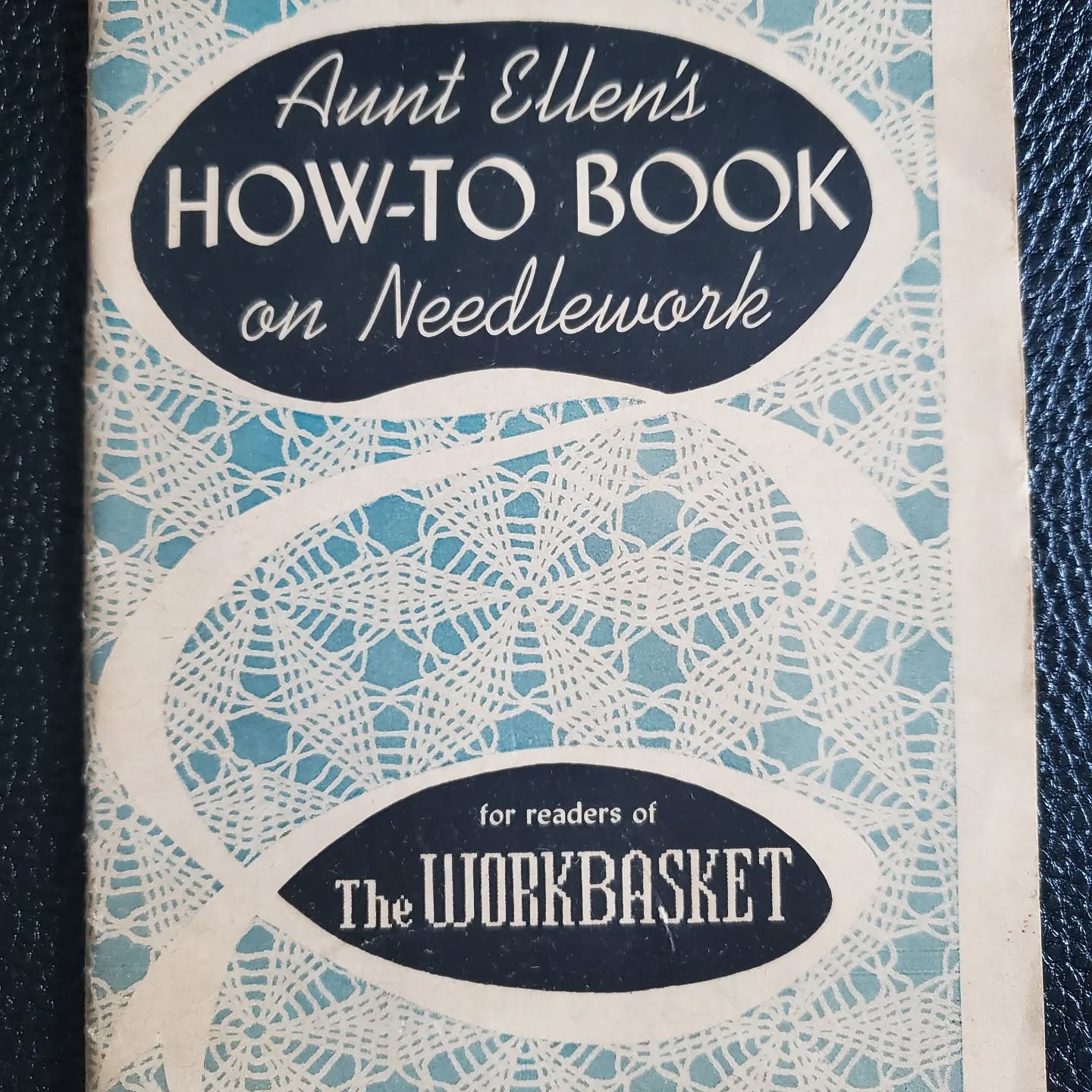 I got this gem in a haul of antique 1940s patterns! It's loaded with how to fiber workings like netting and tatting and omg its cool!!!!