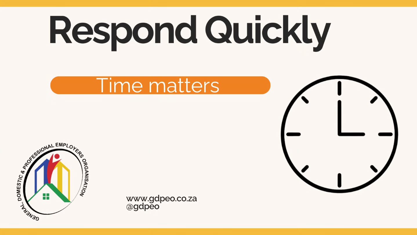 Prompt action ensures proper care and compliance.
#WorkplaceSafety #OHSCompliance #HRSupport #GDPEO #Responsibility