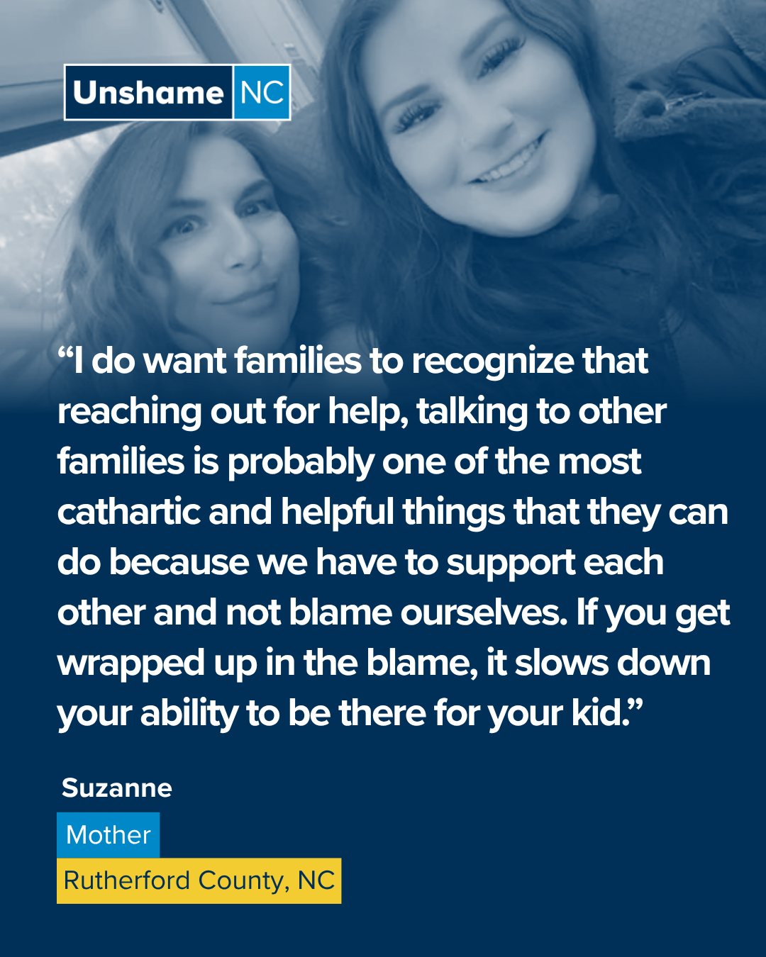 Having a daughter in recovery from a substance use disorder (SUD) has taught Suzanne how to best uplift and support people in vulnerable moments. She encourages other parents and family members in similar situations to reach out, connect with other families, and learn what has worked for them. Most importantly, showing up with consistent love and support is the most powerful way to be present for your children ❤️ 👪.