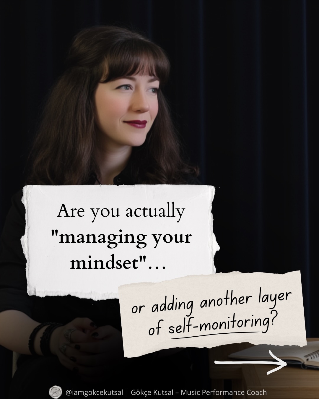 One thing I see constantly in my work with professional musicians is spending hours trying to think the “right” thoughts before performances.
But your brain generates catastrophic predictions based on pattern-matching, past experiences, and threat detection. “What if I blank?” isn’t a choice you made. It’s an output from a system designed to keep you safe by anticipating problems.
You can’t control which thoughts show up any more than you can control your heartbeat.
So when you try to “manage your mindset”, you actually create meta-anxiety.
You’re anxious about being anxious. And also probably ashamed you can’t control something that was never controllable in the first place.
I’ve been teaching and coaching for 9 years, and this is what I’ve seen to work better:
Stop trying to control your thoughts. Change your relationship to them.
Cognitive defusion: Notice the thought (“There’s the ‘what if I mess up’ story again”), don’t hook into it, redirect attention to what you can actually control (your preparation, your ritual, your breathing).
Acceptance: Catastrophic thoughts will show up. That’s what brains do under evaluative pressure. The goal isn’t to eliminate them, it’s to perform despite them.
Redirected energy: Stop spending mental resources fighting automatic thoughts. Spend them on what’s trainable… like pre-performance protocols, values-based goals, accessing your skills under pressure.
You don’t need perfect thoughts to perform well.
You need the ability to access your training even when your brain is catastrophizing 💙