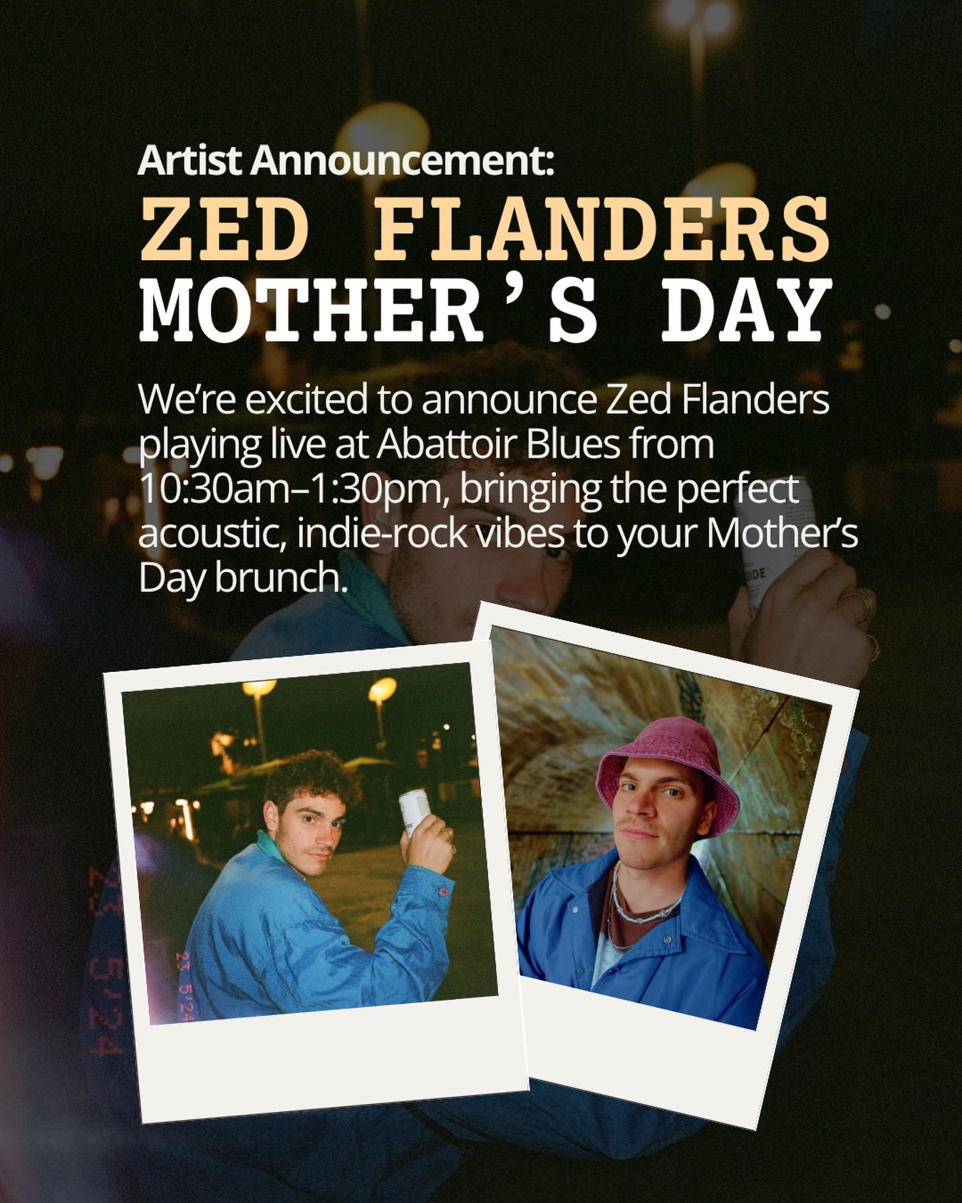 Mother’s Day 2026 is almost here with us. 🌻
We’re excited to have @zed.flanders playing live in the courtyard from 10:30am–1:30pm, bringing the perfect acoustic, indie-rock vibes to your Mother’s Day brunch.
Chuck in a tiramisu, salted caramel cheesecake, our full brunch menu, and flowers delivered straight to your table… and honestly, Mum’s sitting pretty this year.
We’re down to our last few tables , so now’s the time to lock it in. ✨
#ZedFlanders #MothersDaySydney #SydneyBrunch