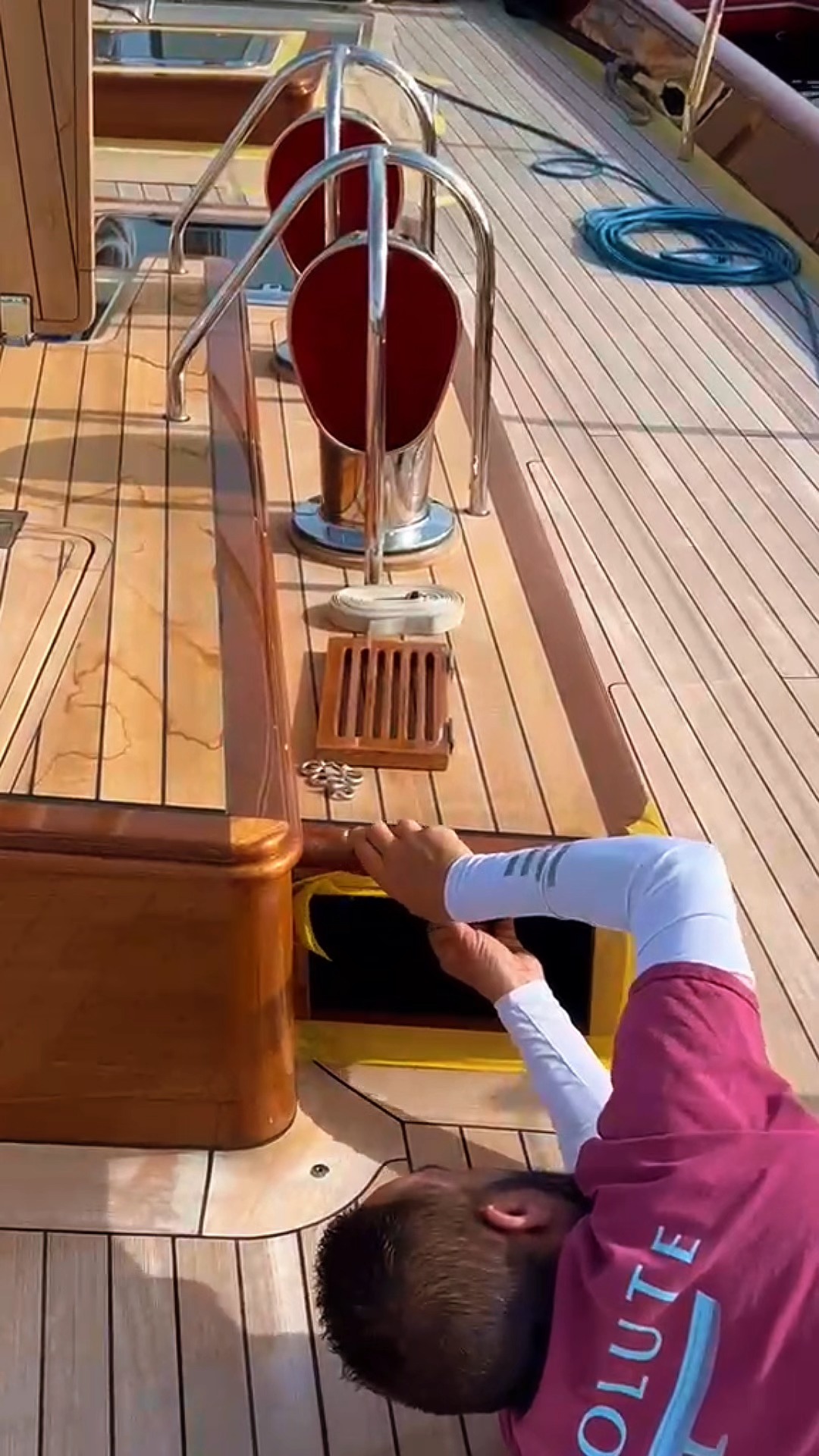 Huckleberry varnish prep underway.
Before any varnish goes on, the real work is here. Stripping back, fairing out imperfections, and building a clean, stable surface that will actually hold a finish over time.
A high gloss result is not created in the final coat. It is built into the preparation.
#yachting #superyacht #varnish #varnishprep #yachtfinishing #surfacepreparation #refit #boatyard #yachtmaintenance #marinefinishing #shipyardlife