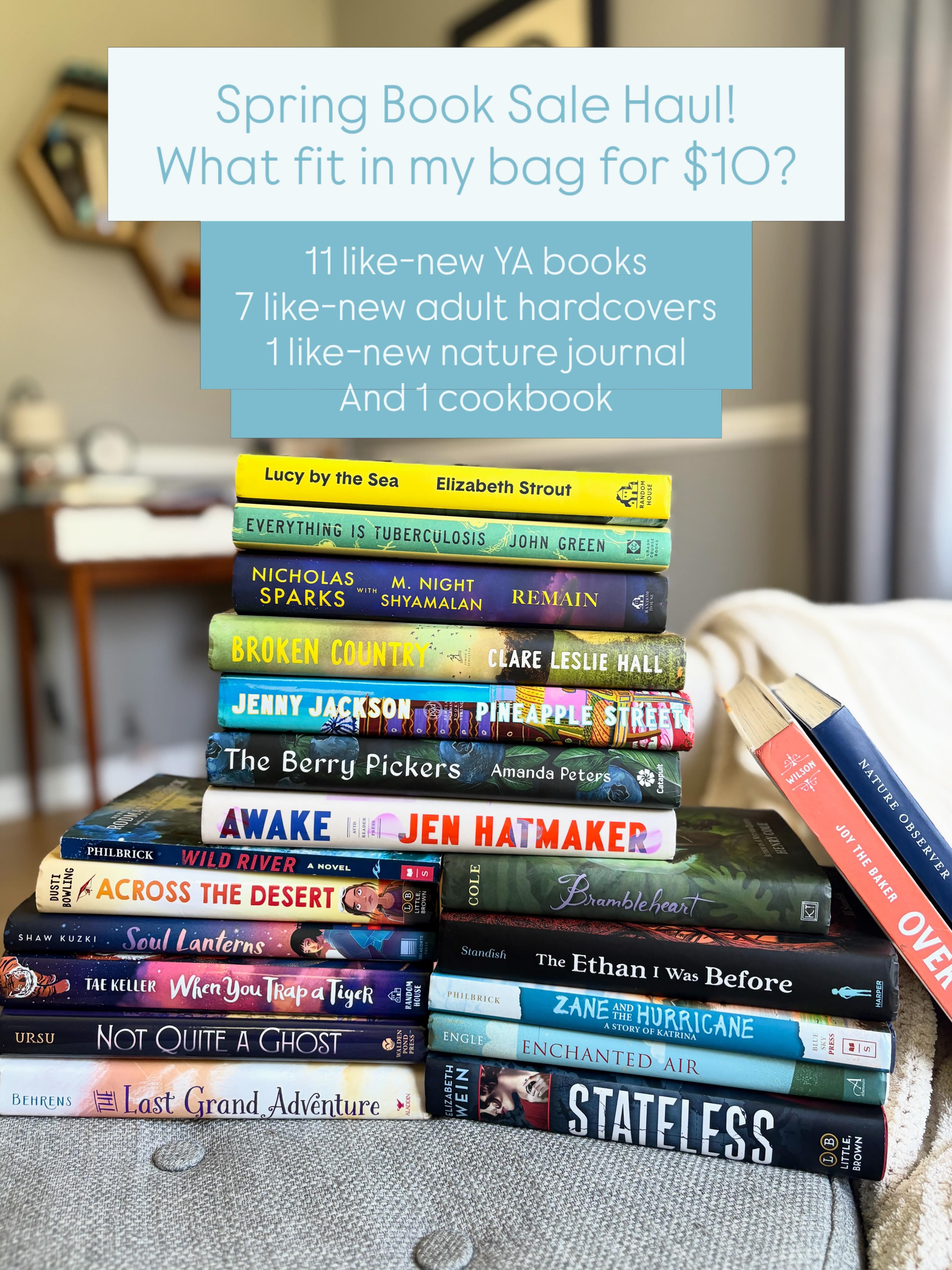 @adalibraryfriends board member, Teri, here. Today, I decided I might as well browse the sale since we’re wrapping up tomorrow (Saturday). This is my surprise book haul when I thought I’d grab one or two books 😅
Here’s proof that the Spring Book Sale is still full of gems with one day left! New books are shelved as they come in and there were so many good ones headed out today!
Stop in, say hi, and fill a bag of books for $10! 📚
#libraryfriends #grandrapidsusedbooks #kdl #loveyourlocal #adalibrary