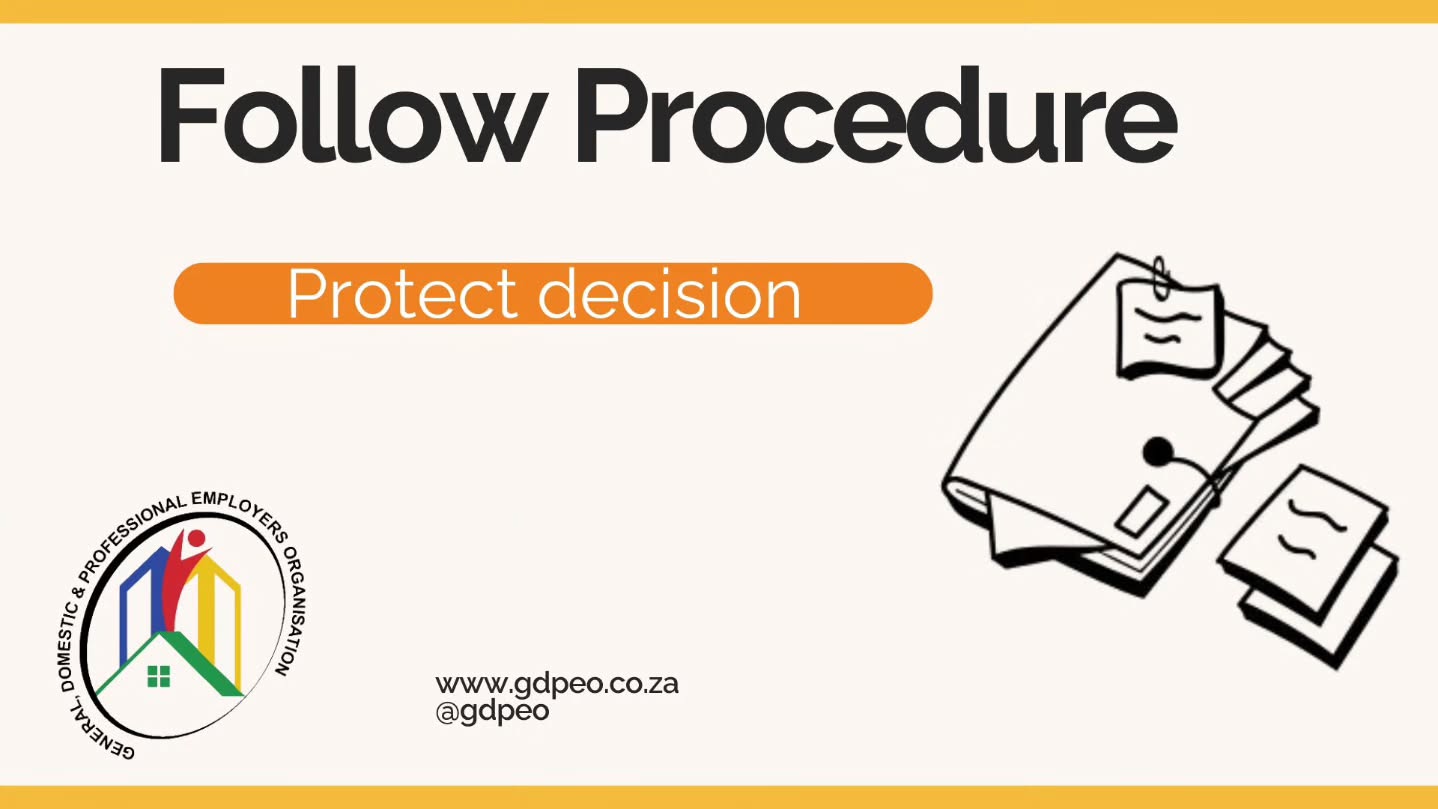 Incapacity hearings must follow structured processes.
#IncapacityHearing #HRCompliance #LabourLaw #GDPEO #Process