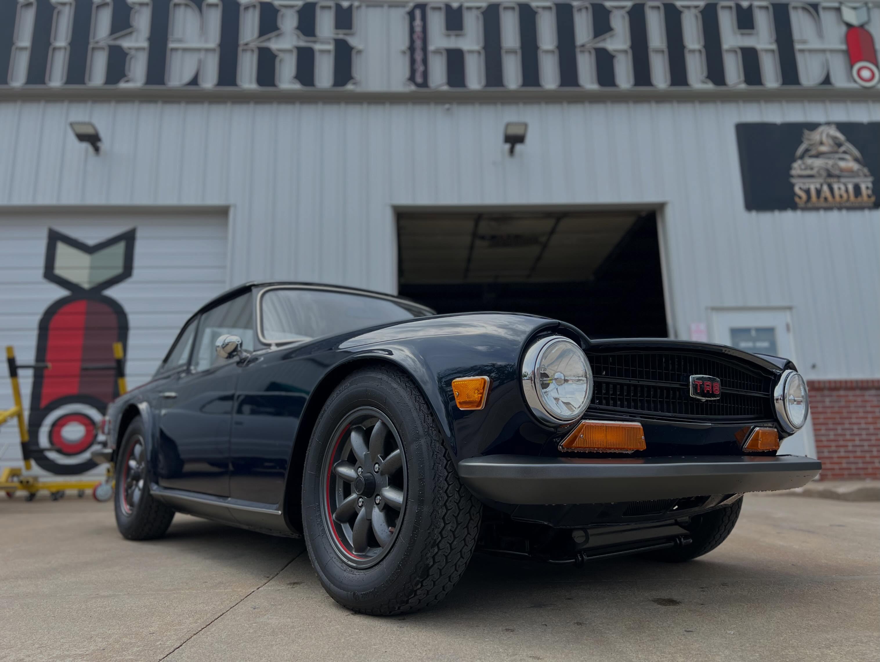 This is one of the coolest, most unique swaps we’ve ever been a part of! As muscle car builders, never would I have thought about an Eco Boost swap. But here we are! We put our foot in our mouth because this thing is WICKED! We can’t say we’d ever think a Triumph would be a scary ride either….. The instant turbo pull is outrageous! Lightweight + Turbo = Happiness. Even if most of our guys can’t fit in it…. We still love it.
Thanks The Auto Connection, Lincoln, Nebraska for letting us be a part of this. Very cool ride!
Triumph Ford Motor Company Ford Racing Muscle Mustangs & Fast Fords Magazine Fast Car Magazine Summit Racing Equipment Museum of American Speed University of Nebraska-Lincoln #lincolnnebraska #bombersgarage