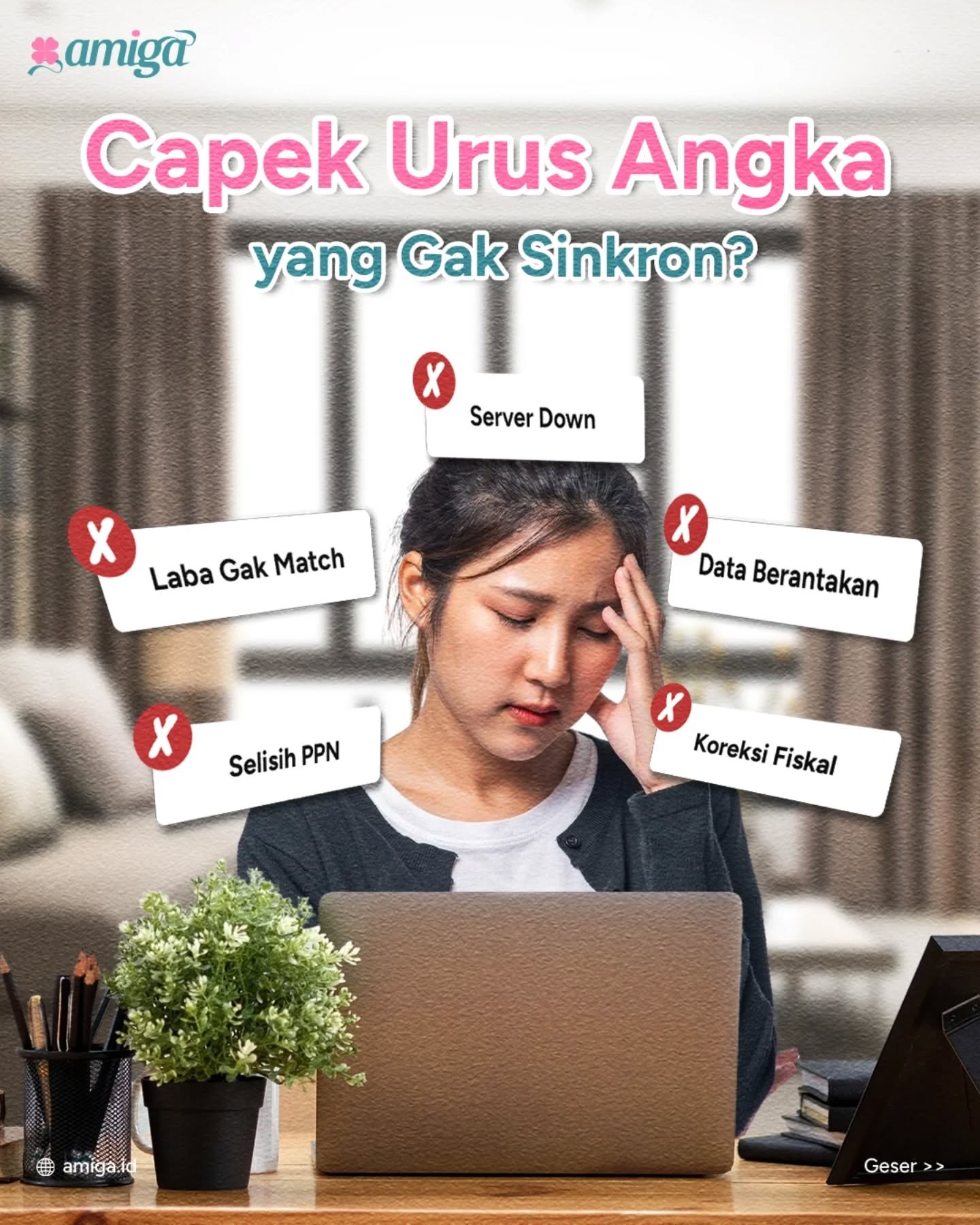 Capek Urus Angka yang Gak Sinkron? 🤯
Dari laba yang gak match sampai pusing mikirin koreksi fiskal, urusan administrasi memang sering bikin stres. Tapi tenang, Anda gak perlu hadapi ini sendirian.
Serahkan kerumitan back office Anda kepada ahlinya, supaya Anda bisa kembali fokus membesarkan bisnis.
DM sekarang juga! 🚀
#amiga #pajak #djp #sptbadan #update