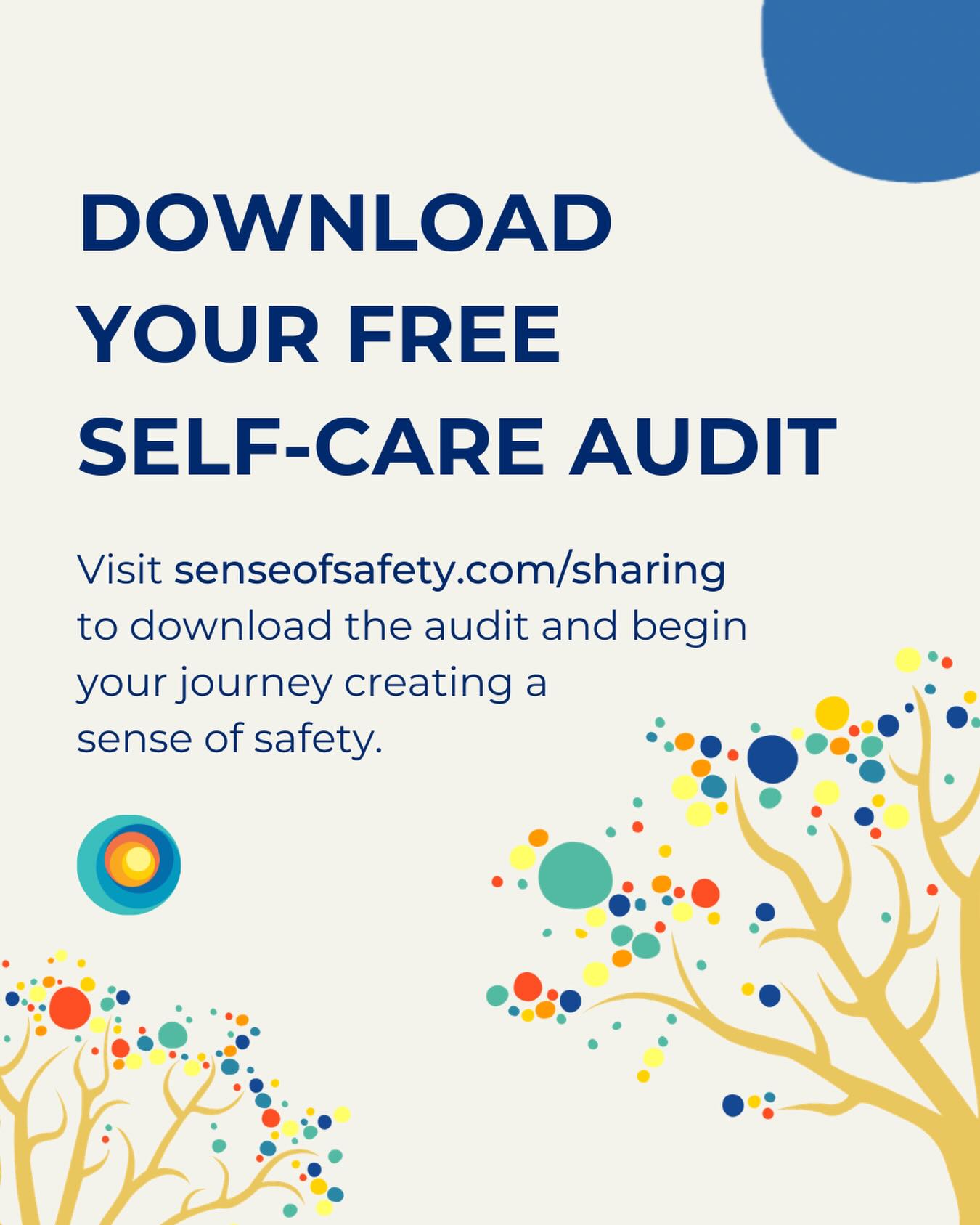 Building a Sense of Safety begins with awareness.
Our free Self-Care Audit is a simple tool designed to help you reflect on the dynamics shaping your wellbeing.
Whether you are a practitioner, a student, or someone interested in whole-person care, the audit offers a thoughtful starting point for understanding what supports (or challenges) your own sense of safety.
Download the free Self-Care Audit via our website or the link in our bio and begin exploring what helps you feel safe, supported and resourced.