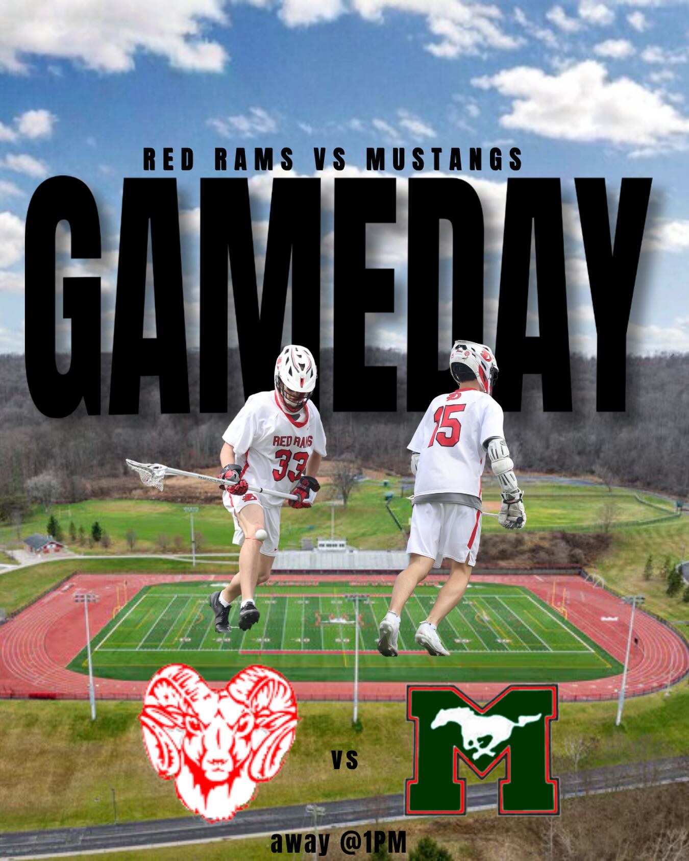 JD Boys are headed to Marcellus today for 1 pm game start! Good luck both boys and girls teams as they take on the Mustangs today!