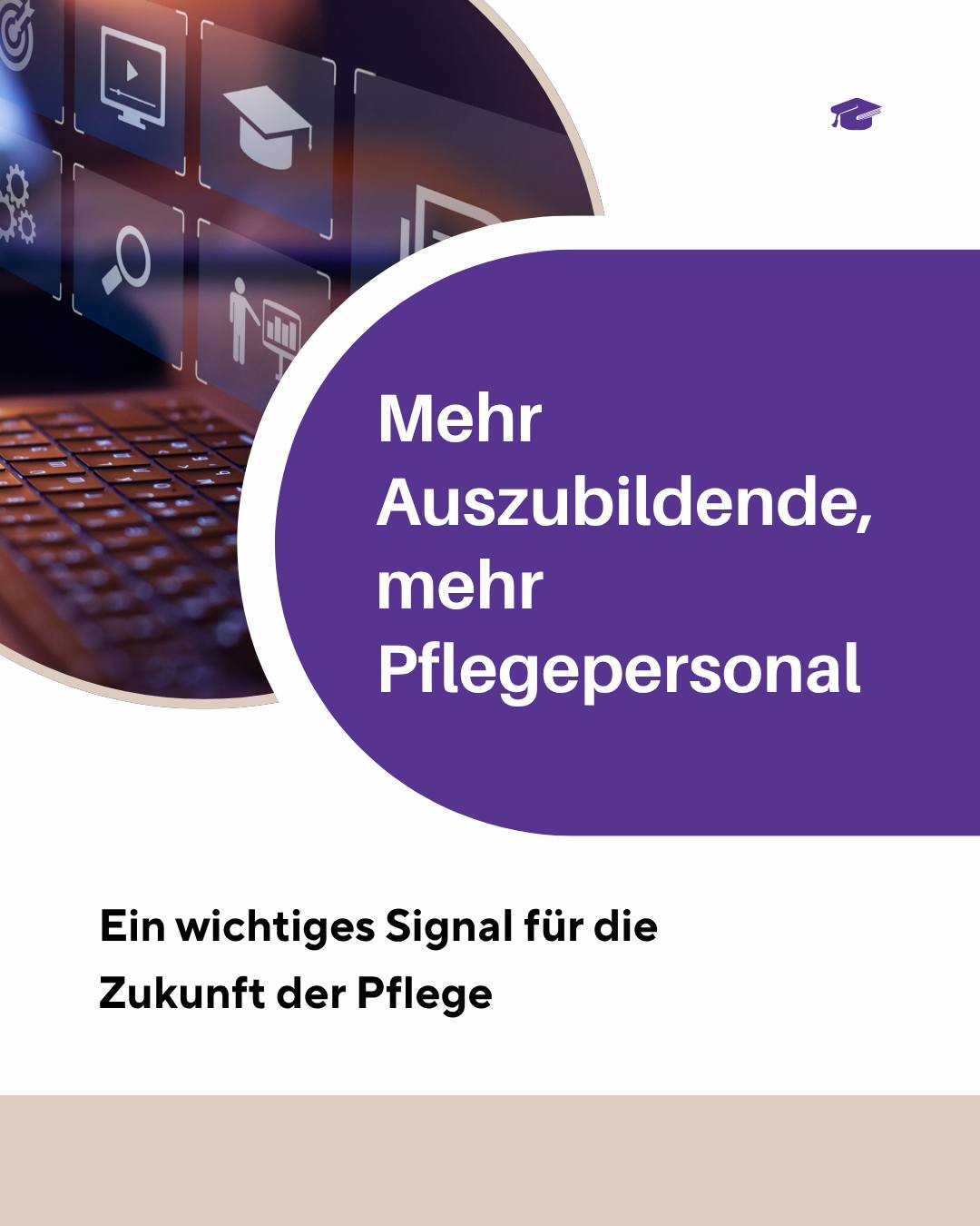 Mehr Auszubildende, mehr Pflegepersonal – ein wichtiges Signal für die Zukunft der Pflege 🔽
Der Deutsche Pflegerat bewertet die aktuellen Entwicklungen positiv: 2025 wurden rund 64.300 neue Ausbildungsverträge in der Pflege abgeschlossen – ein Plus von 8 Prozent. Insgesamt befinden sich derzeit etwa 158.000 Menschen in der Pflegeausbildung und damit so viele wie nie zuvor.
Trotz dieses Fortschritts bleibt der Handlungsdruck hoch. Der Fachkräftemangel ist weiterhin spürbar und es braucht neben Nachwuchs gute Arbeitsbedingungen, verlässliche Perspektiven und starke Bildungswege.
Entscheidend ist, dass die Fachkräfte von morgen durch qualifizierte Lehrende begleitet werden. Weiterbildungen wie der Berufspädagoge für Gesundheit und Pflege der Business Academy Marburg können dabei eine Brücke in den Studiengang Pflege- und Gesundheitswissenschaften am Steinbeis-Transfer-Institut Marburg schlagen und je nach individueller Ausgangsqualifikation zur Anrechnung oder Nachqualifizierung pädagogisch-didaktischer Studienanteile beitragen.
So verbinden wir Nachwuchsgewinnung, Kompetenzaufbau und akademische Anschlussfähigkeit für eine Pflege, die auch in Zukunft tragfähig bleibt.
#deutscherpflegerat #zukunftderpflege #pflege #pflegeausbildung