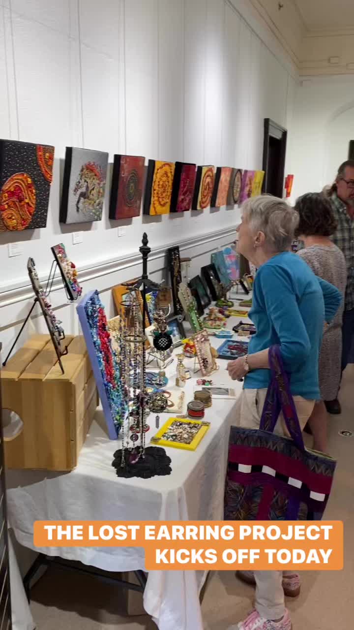 Debuting today until May 30, THE LOST EARRING PROJECT is a collaboration between local artists, The Kamloops Courthouse Gallery and The Kamloops Women’s Shelter. 167 artists submitted work and we are proudly showing off 200+ pieces all inspired by donated jewelry. 50% of the proceeds collected by buyers go to the Kamloops Women’s Shelter.
