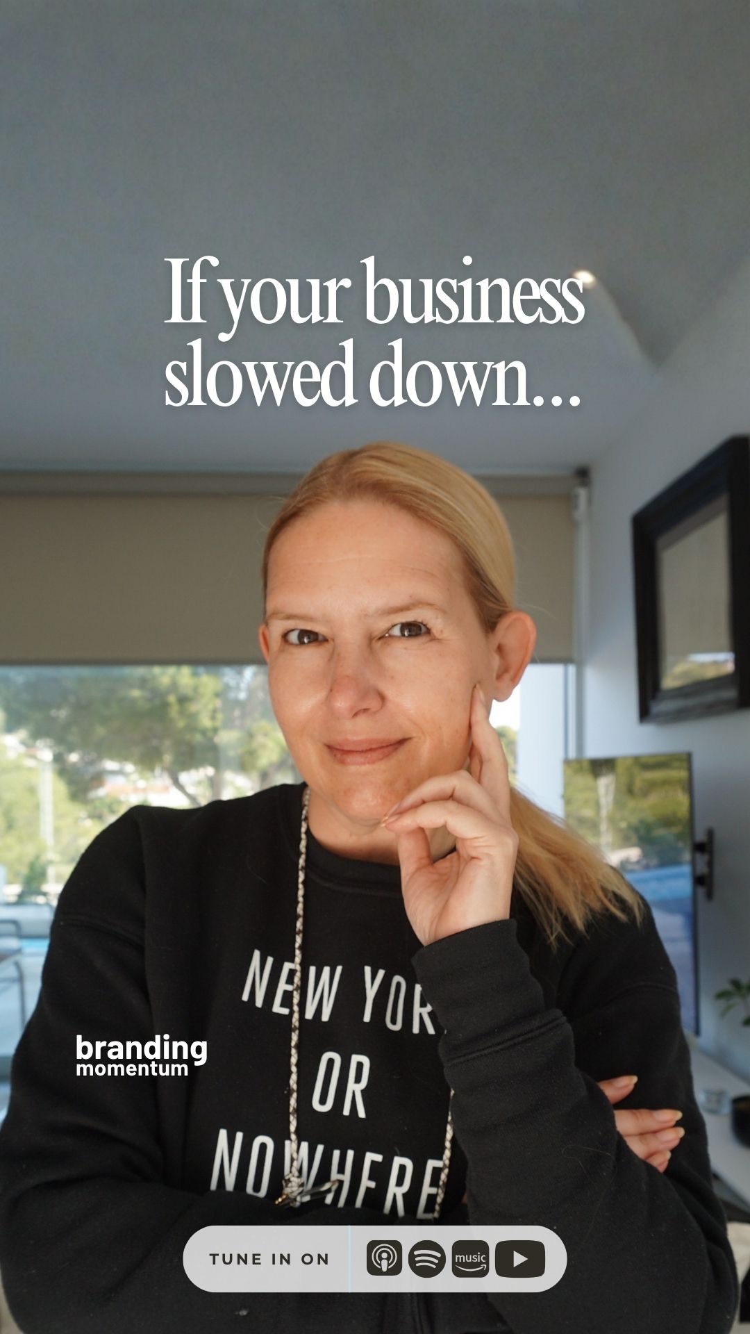 If everything stops the second you do, that’s not a slow period.
That’s exposure.
Busy seasons hide a lot. You’re in motion, people are replying, things feel alive, so you assume the business is solid.
Then things quiet down a little… and suddenly you realize how much depended on you pushing every single thing forward the whole time.
Not the business.
You.
🎧 Listen to the full podcast episode on your favorite platform. Look for Branding Momentum: What Breaks When Your Business Slows Down
#brandingmomentum #servicebusiness #businessgrowth #founderdependency #veronicadipolo