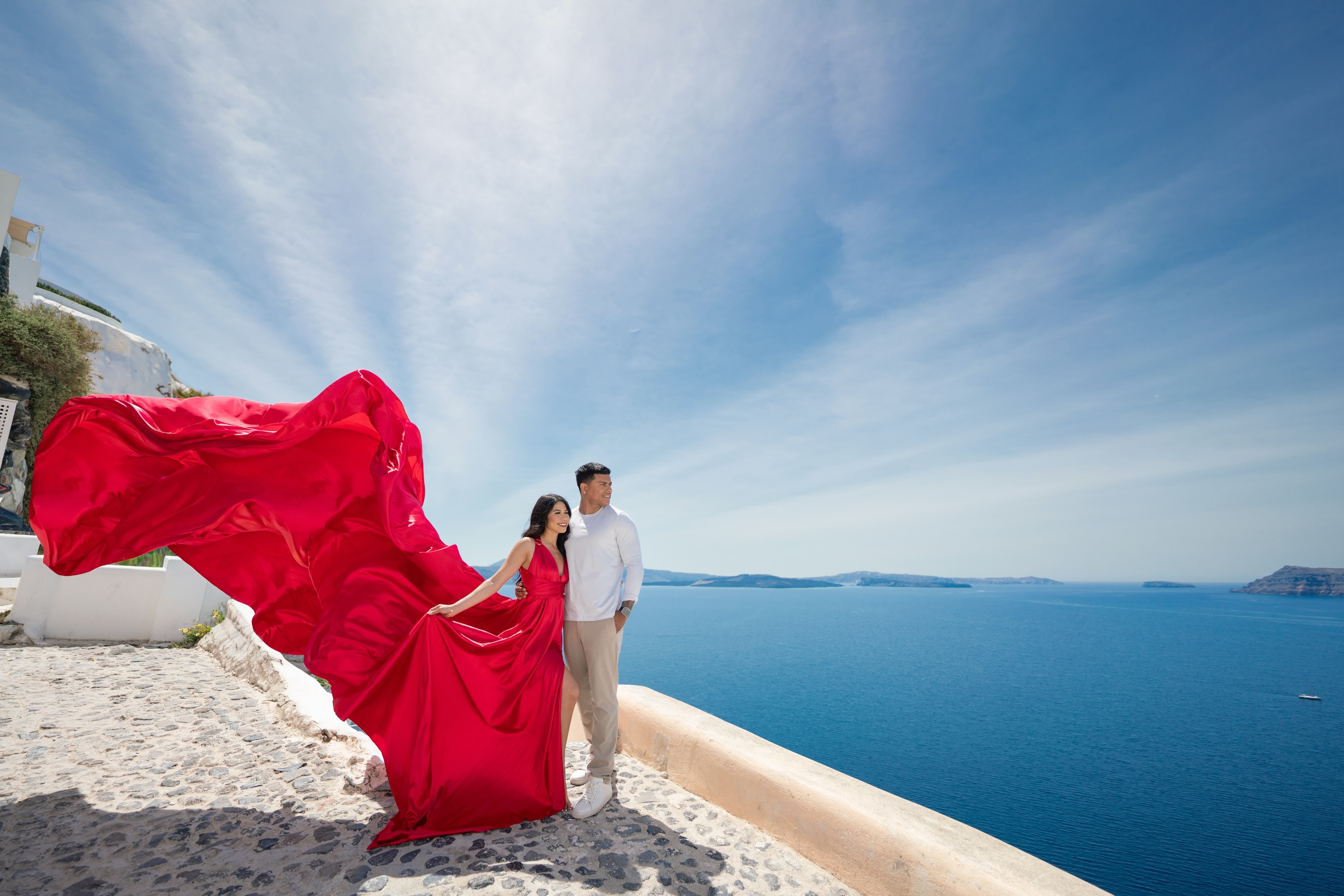 ✨ Diana glowing in red against the breathtaking blue of Santorini. ❤️🌊
There is something truly magical about the contrast of a flowing flying dress, the whitewashed cliffs, and the endless Aegean Sea. Diana looked absolutely stunning as we captured these unforgettable moments high above the caldera in Oia.
A Flying Dress Photoshoot in Santorini is more than just a photo session — it is an experience !
Thank you, Diana, for allowing us to create these beautiful memories for you. 📸✨
Ready to feel like a goddess in Santorini?
Book your Flying Dress Photoshoot with us:
🌐 www.photo-santorini.com
#sadirajphotography
#flydressphotoshoot
#flydresssantorini
#santoriniflyingdress