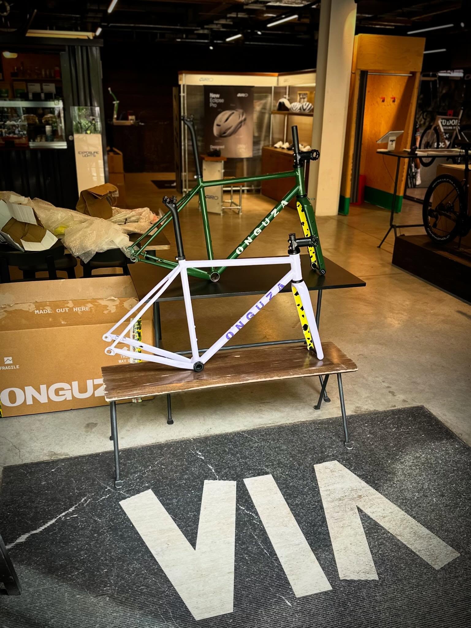 O N G U Z A
Founded in Omaruru, Namibia by Dan Craven.
The bikes are produced from Columbus steel, and hand built by Master builders Sakeus Nkolo, Petrus Mufenge, and designer/engineer and former professional cyclist Dan Craven (possibly the nicest man in cycling), and painted in house by Sakeus Mufenge.
Recently featured in the Monocle design awards the bikes are beautifully crafted and engineered.
______________________________________________
OUR PHILOSOPHY
Bikes should be tough, comfortable, fast, unique and beautiful. They should be built to withstand whatever adventure you want to throw at it. We believe the longer a bike lasts, the lower your environmental impact will be, and with steel, you’re getting just that. All bikes are good bikes, but we’re aiming a lot higher than that.
