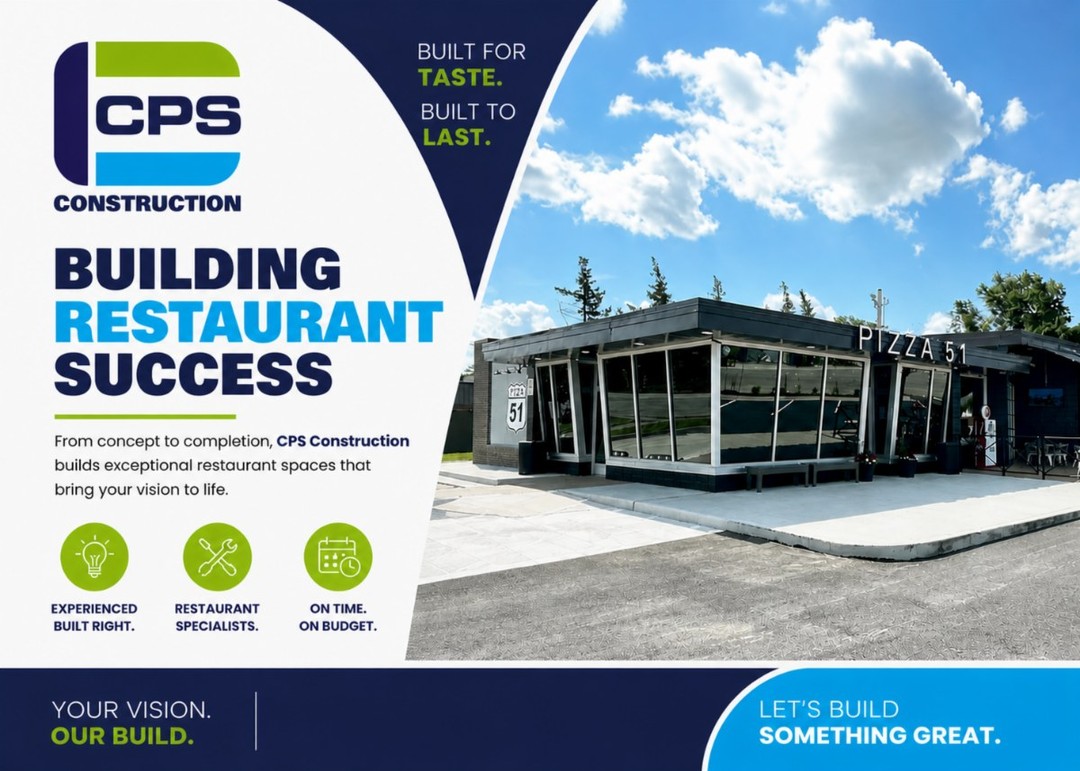 #CPSConstruction #RestaurantConstruction
