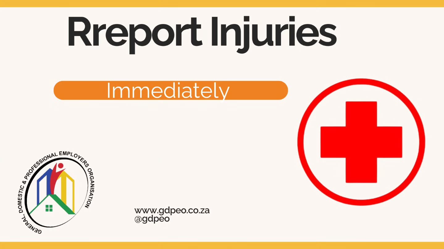 Injury on duty must be reported and managed correctly.
#InjuryOnDuty #WorkplaceSafety #OHS #GDPEO #EmployerDuties