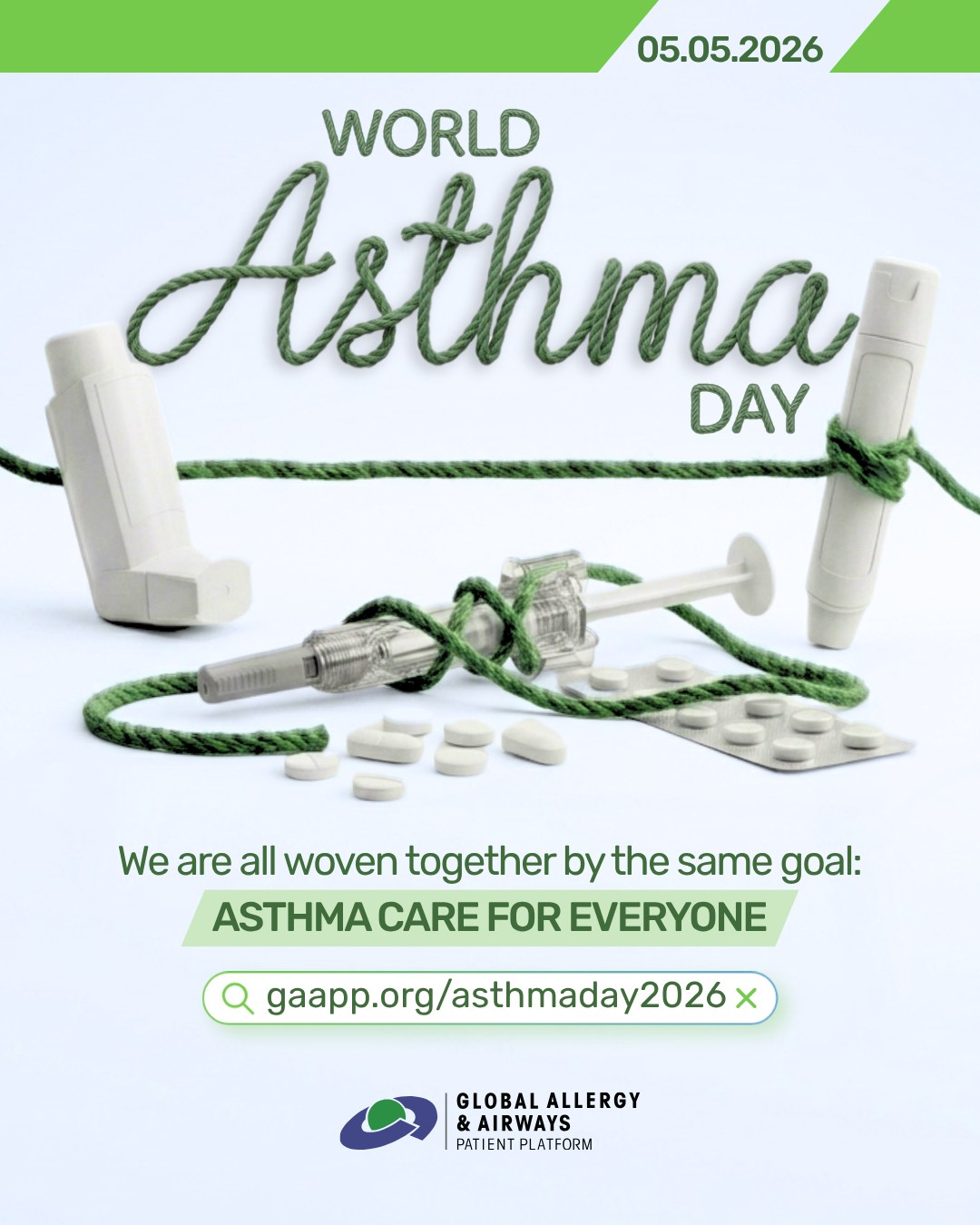 Accessing treatment shouldn’t be an issue for anyone with asthma. Yet, we are woven together by many similar challenges.
On this World Asthma Day, we join GAAPP in demanding that anti-inflammatory inhalers and advanced therapies, like biologics, are equitably affordable and available to every person with asthma.
Whether you care for someone with asthma or are living with it yourself:
💬 What has your journey been like?
💬 Have you struggled to get the medicine you need?
💬 What would better care mean for your life?
Share your story (or that of a loved one) on our interactive Asthma Care Map: https://gaapp.org/asthmaday2026
Your story can help us demand better asthma care for everyone, everywhere.
Follow @gaapporg on Instagram for more on asthma. #WorldAsthmaDay #AsthmaCareforEveryone #WovenTogether