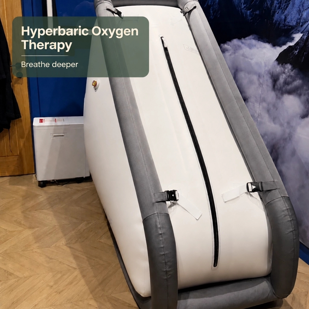 Need an oxygen-rich nap? 🌿
Our Therapy Lounge is the perfect space to step away from the noise of the city and focus on internal recovery. We now have two Hyperbaric Oxygen Therapy (HBOT) chambers available at the lounge, which means you can book in with a friend or partner to experience the session together : and it also means better availability.
HBOT involves breathing pure oxygen in a pressurised environment, which helps increase oxygen levels in the body and supports natural healing processes.
We have a few rare openings for HBOT sessions at our Cardiff lounge this week. If you’ve been looking for a quiet window to prioritise your recovery and reset your energy, now is a great time to visit.
✨ Simple, effective, and deeply restorative.
Tap the link in our bio to book your slot or send us a DM to see what times we have left for the week.
#CardiffWellness #HBOT #OxygenTherapy #RecoveryCardiff