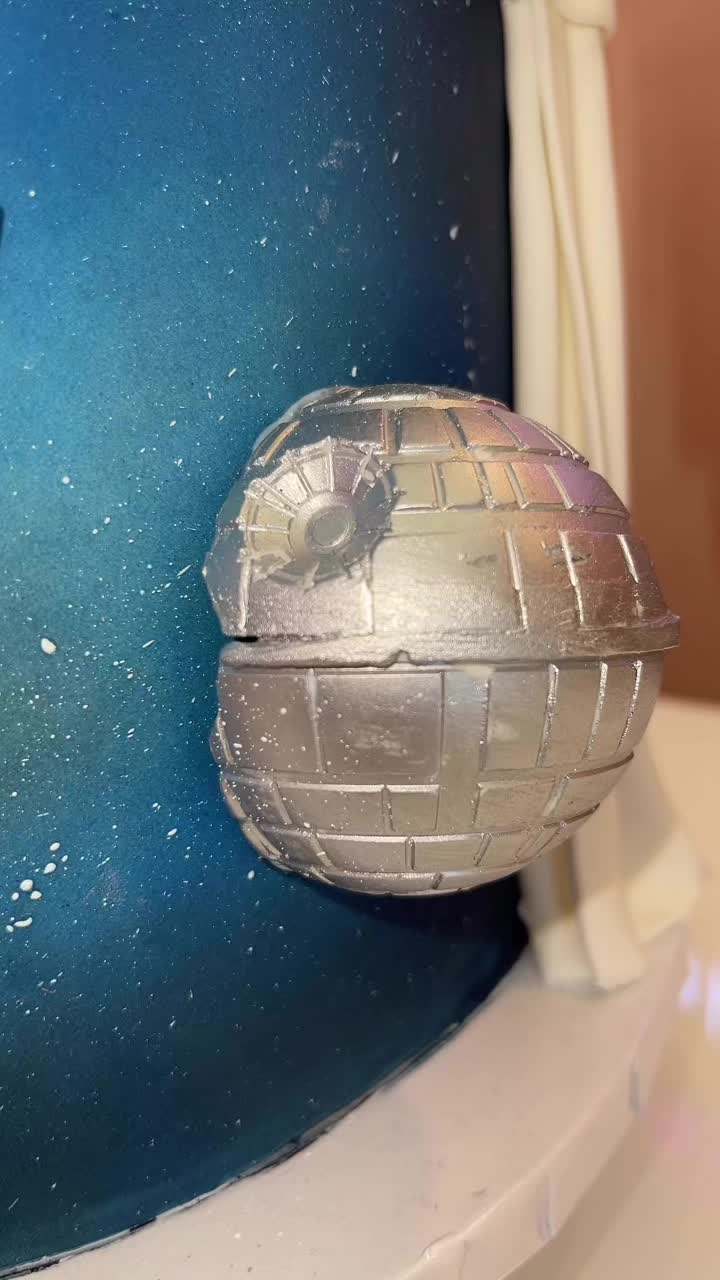 A cake perfect for a May 4th Celebration!
We love when you add personality to your wedding cakes! Looking to get a custom wedding cake? Check out our website for more info!
#maythe4thbewithyou #starwars #customcakes #weddingcake #indianapolis #MayThe4th #customweddingcake