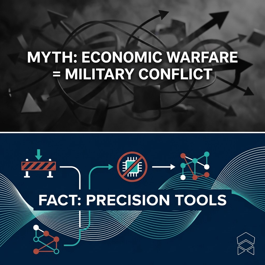 Ever thought economic warfare was just another word for military conflict? Think again. It’s less about brute force and more about precision tools, think tariffs, chip embargoes, and supply networks. Let’s cut through the chaos and see the strategy for what it really is.