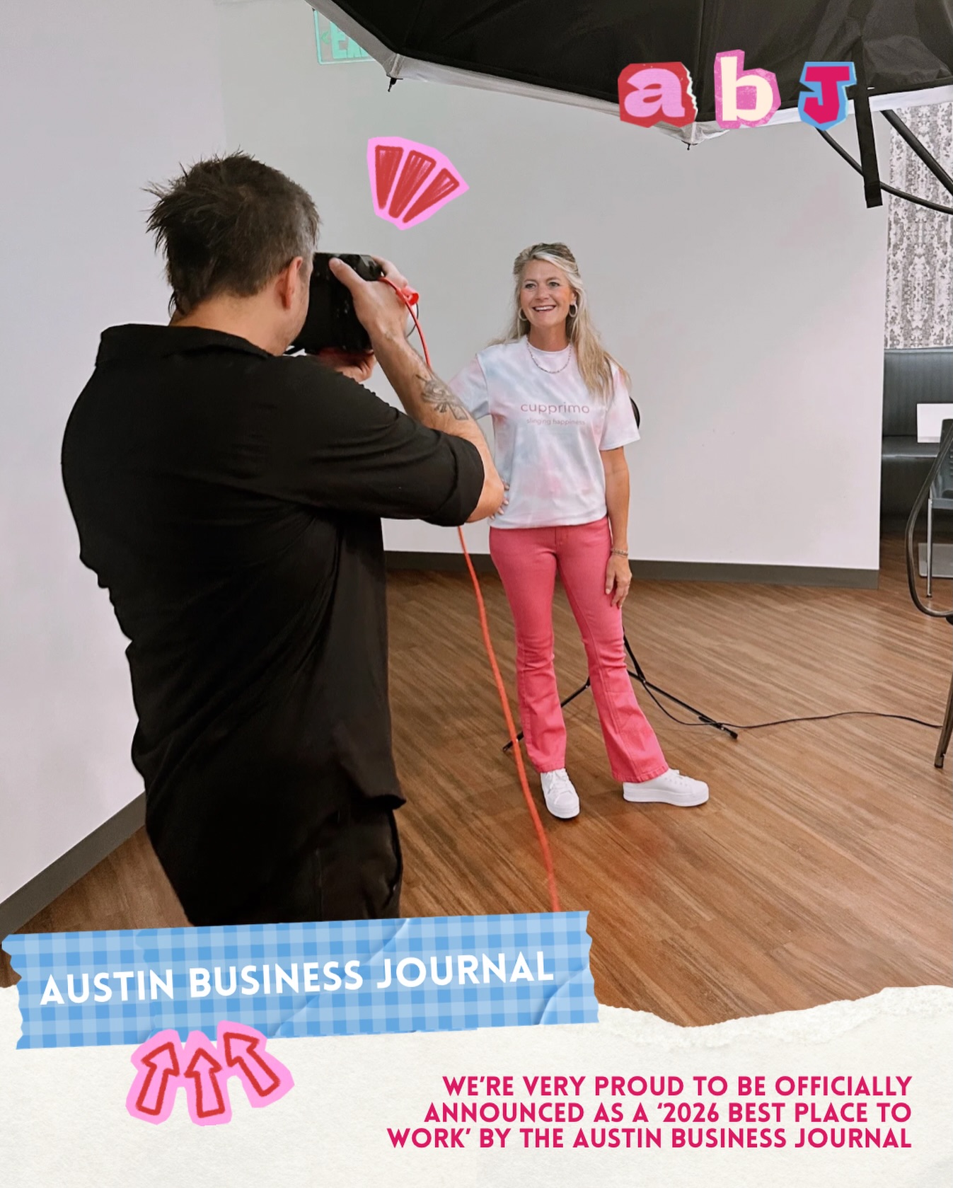 We got to be part of something really special 🧁 We were officially announced as a 2026 Best Place to Work by the Austin Business Journal 🏆
We spent the day at the event, met the other amazing winners, and even got to do a photoshoot to celebrate (still pinching ourselves a little).
And the best part… this isn’t the end 👀
In June, we’ll find out who takes the #1 spot.
Grateful, proud, and so excited for what’s ahead ✨
#austinbusiness #bakeryowner #localbakery #austintexas