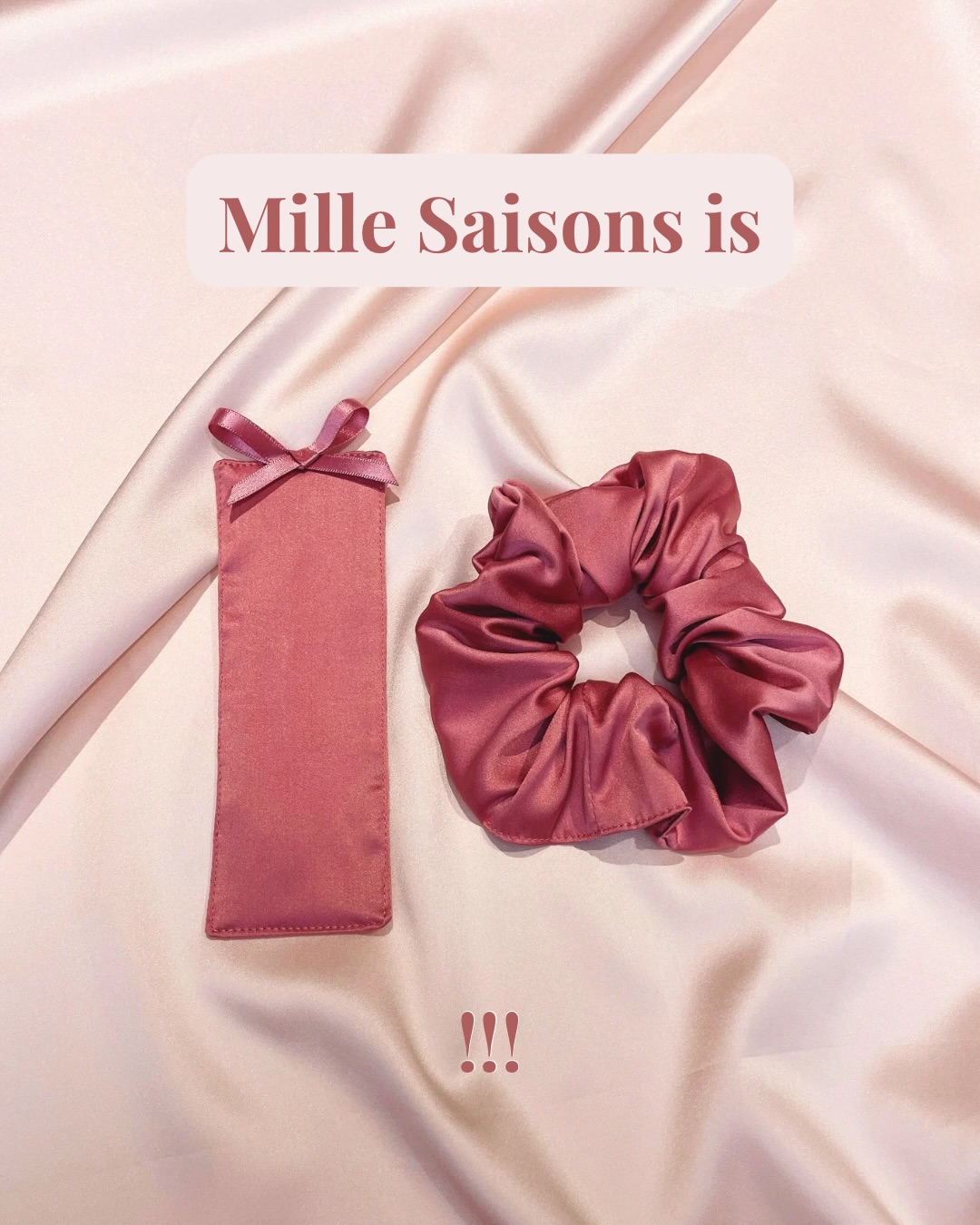 Mille Saisons is 10!
I feel I should have something long and profound to say but I’ve had a bit of a bug this week and I’m a still quite tired.
Technically I incorporated Mille Saisons back in 2014 but 2016 is when I finally started making things to sell. I can’t pretend it’s all been a smooth ride and even after 10 years, I still feel like an imposter sometimes. If you’ve been here since the start or just come along, thank you. I wouldn’t be here without everyone who has supported Mille Saisons over the last 10 years.
Anyway, here are 10 of my favourite products with 30% off at www.millesaisons.co.uk until 31st May while stocks last. I will always try my best to restock if I can but can’t guarantee I’ll be able to keep restocking everything. Discount is automatic so no code is needed!
Image description- 1. A mid pink silk bookmark with ribbon bow and large mid pink silk scrunchie forming a 10 with text around it to read “ Mille Saisons is 10!”
2-4. A pale pink silk background
5. A mid pink silk sleep cap, pale pink scrunchie with tulle ruffle, deep red ribbon tied in a bow, pale blue triangle headscarf, mid pink silk bookmark with ribbon bow detail, navy blue hair bow, red and white gingham print eye mask, pale blue hair elastic, modern pastel floral print silk scrunchie and three pale pink square silk face cleansing pads on a pale pink silk background