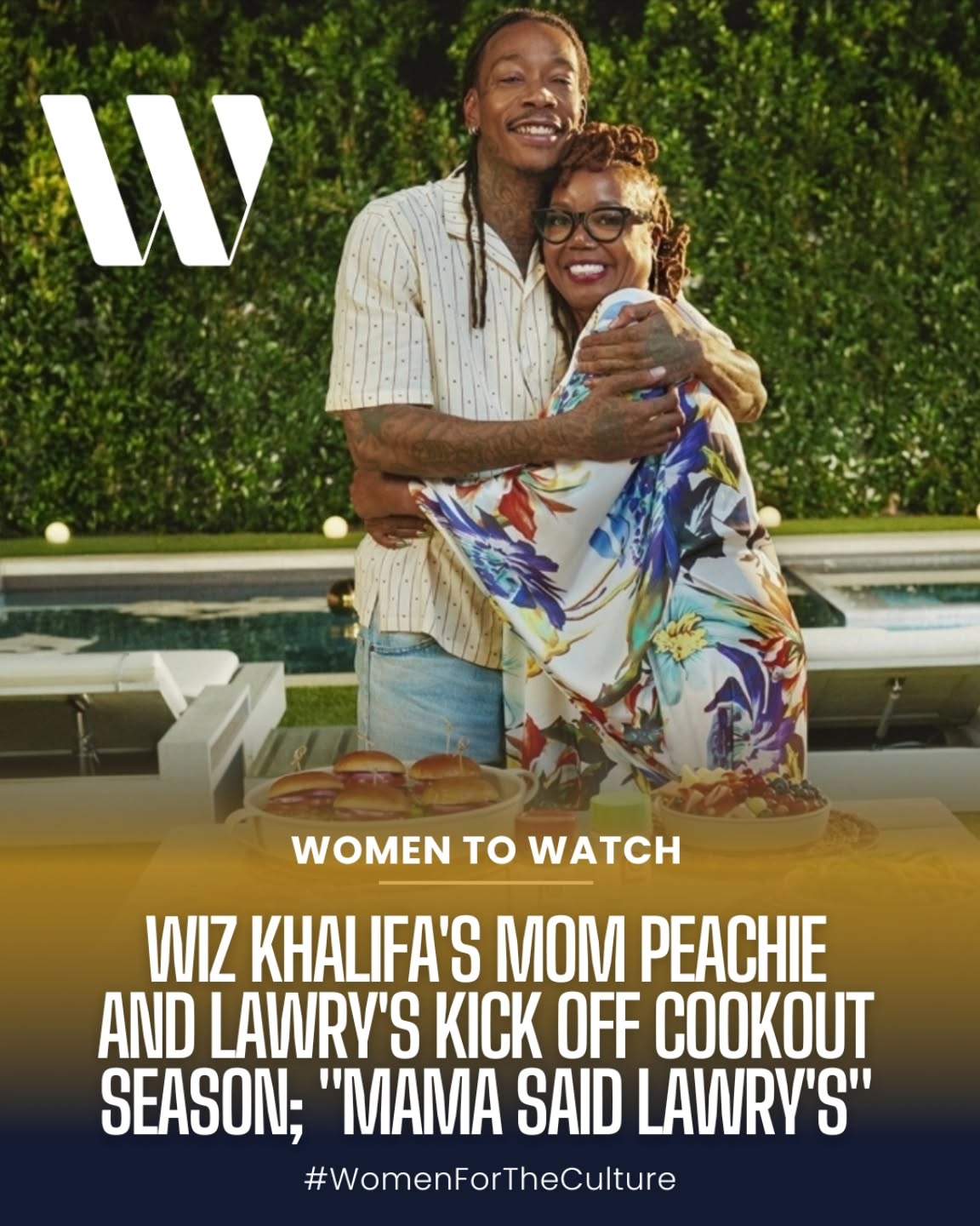 From the kitchen to the cookout, moms really are the original flavor experts.
Wiz Khalifa and his mother Peachie are teaming up with Lawry's for the new “Mama Said Lawry’s” campaign, celebrating the recipes, traditions, and flavors that make every family gathering feel like home. From heartfelt memories to backyard cookout vibes, the campaign honors the moms who taught us that seasoning isn’t optional.
“Lawry’s has always been the secret ingredient in my mom’s kitchen,” Wiz shared. “It’s what tastes like home.”
Are you looking forward to seeing them cook together and to learn some of their family recipes/cooking tips?
#MothersDay #WizKhalifa #CookoutSeason #MamaSaidLawrys