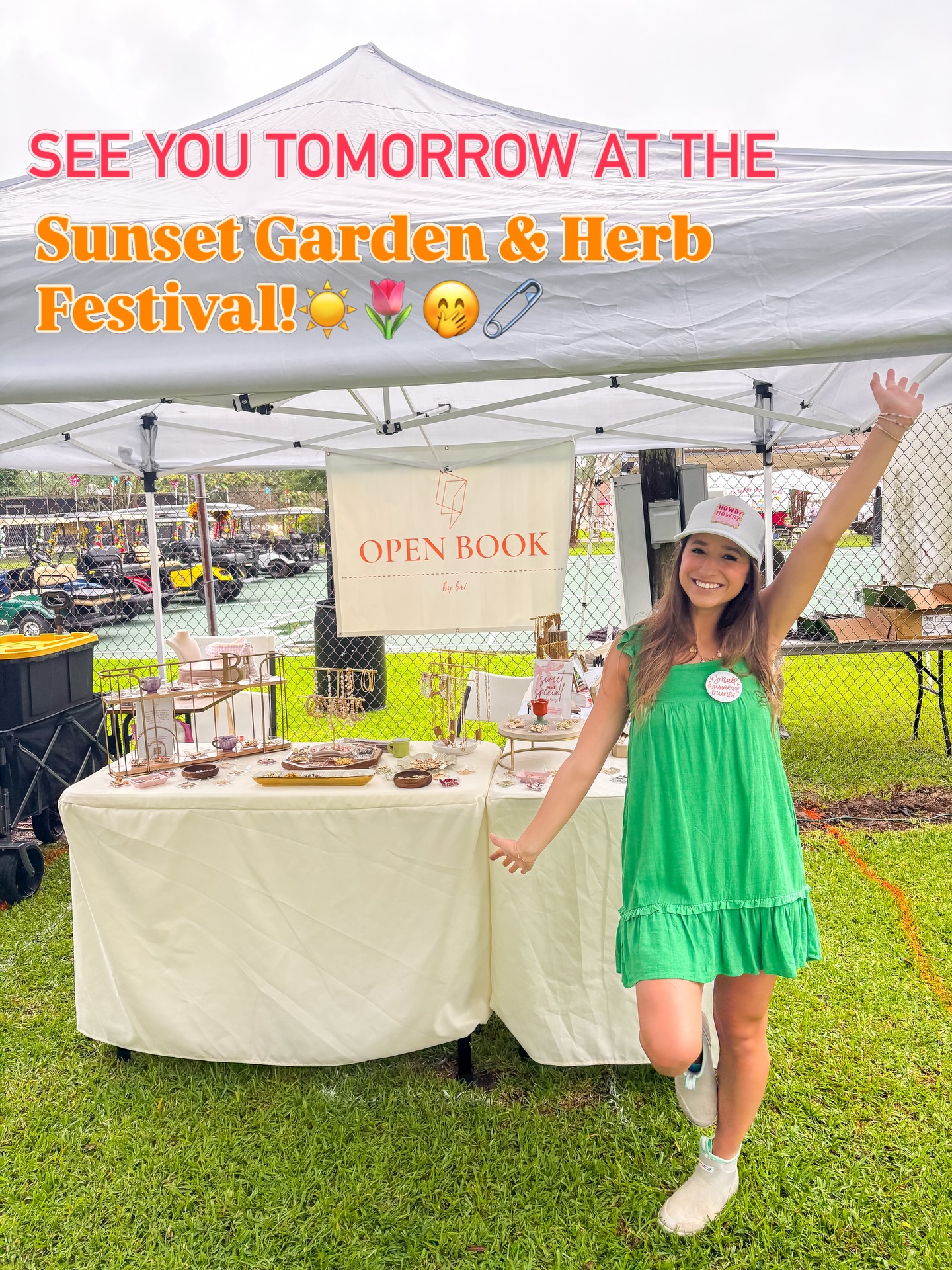 See you tomorrow at the Sunset Garden & Herb Festival 8AM-3PM 🩷🌞🧷🌷
Last year was an absolute blast & I already know this year is going to be even better!!
Come find me at Booth #75 — I’ll have charm necklaces, keychains, bracelets, customizable hand-made blessing pins, keepsakes, & more! I can’t wait to see y’all 💕
-bri