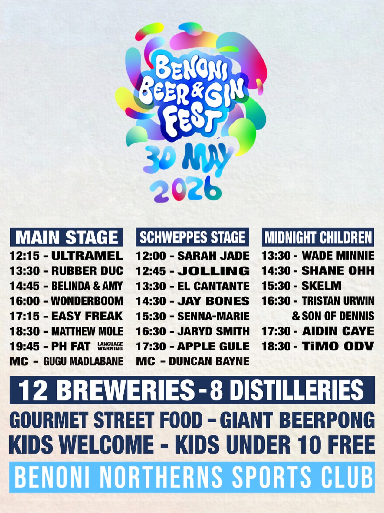 Now thatโs what we call a line-up ๐
Get your tickets, plan your day, get there early and thirsty! โค๏ธ
๐๏ธ howler.co.za/beerandgin26