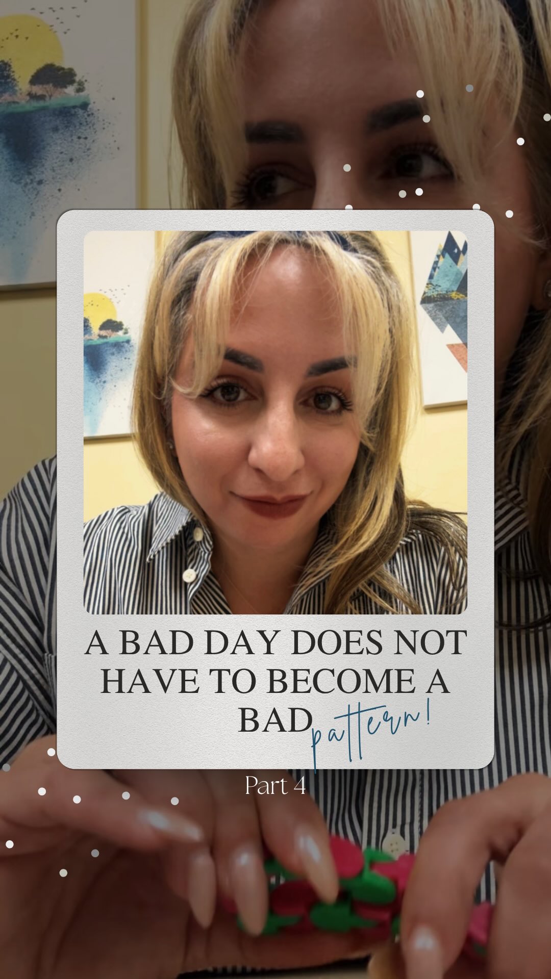 I have this weird rule: I do not let a bad day rewrite my habits. 💜
Because that is how the snowball starts.
One hard moment turns into a hard day.
A hard day turns into reaching for things that do not actually help.
The routines slip.
The peace slips.
And before you know it, you feel farther from yourself than the original problem ever deserved.
So when my day feels off, I try not to reach for what will numb me.
I reach for what will anchor me.
I pause.
I pray.
I reach for God’s Word.
I put on worship.
I choose the thing that will feed my soul instead of drain it.
That is what Sit in Proximity has been teaching me:
a bad day does not have to become a bad pattern.
Sometimes the holiest thing you can do is interrupt the spiral and reach for God instead. 💜
What is one habit that helps ground you when your day starts going sideways? 💜
#christianwomen #womenoffaith #faithjourney #spiritualgrowth #christianliving