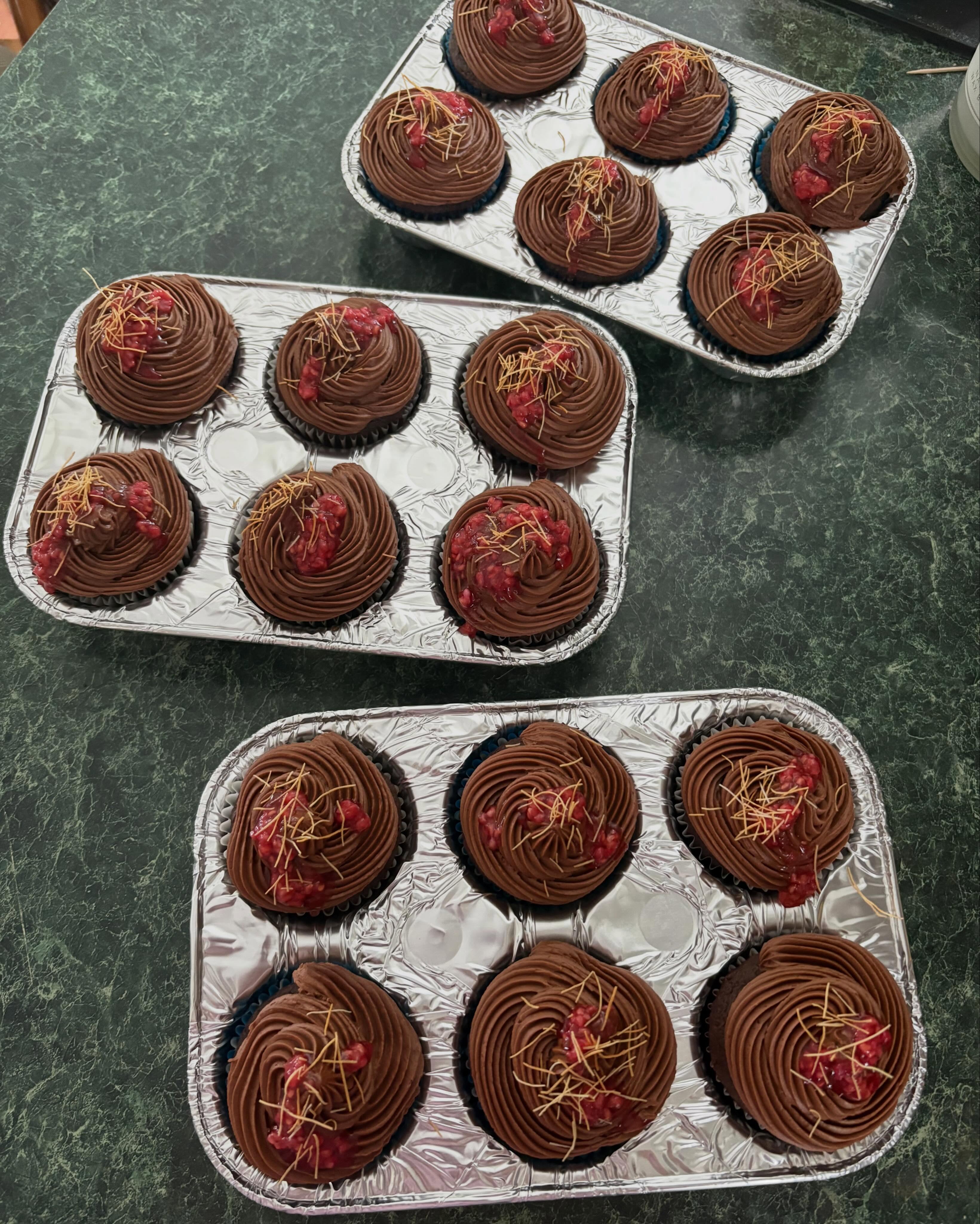 Who doesn’t love chocolate on top of chocolate!!