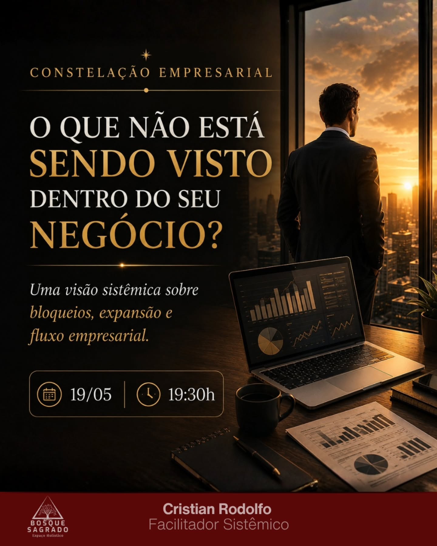 ✨️ CONSTELAÇÃO EMPRESARIAL ✨️
O QUE NÃO ESTÁ SENDO VISTO DENTRO DO SEU NEGÓCIO?
Nem todo bloqueio empresarial está na estratégia.
Às vezes, a empresa cresce… mas o desgaste aumenta.
O financeiro oscila.
A equipe não flui.
Os conflitos se repetem.
E mesmo fazendo “tudo certo”, algo continua travando.
Empresas também possuem dinâmicas invisíveis.
Padrões, lealdades, desordens e movimentos ocultos podem impactar diretamente:
• crescimento
• liderança
• equipe
• tomada de decisão
• prosperidade e fluxo financeiro
A Constelação Empresarial é um convite para olhar além do óbvio e compreender o que o sistema da empresa está tentando mostrar.
✨ Identifique bloqueios invisíveis
✨ Reconheça padrões que impactam resultados
✨ Fortaleça liderança, relações e direção
✨ Abra espaço para crescimento com mais consciência e fluidez
📅 19/05
⏰ 19:30h
🎟️ Vagas limitadas
📩 Entre em contato para mais informações.
#constelacaofamiliar
#constelacaoemgrupo
#constelacaoempresarial
#constelacaoorganizacional