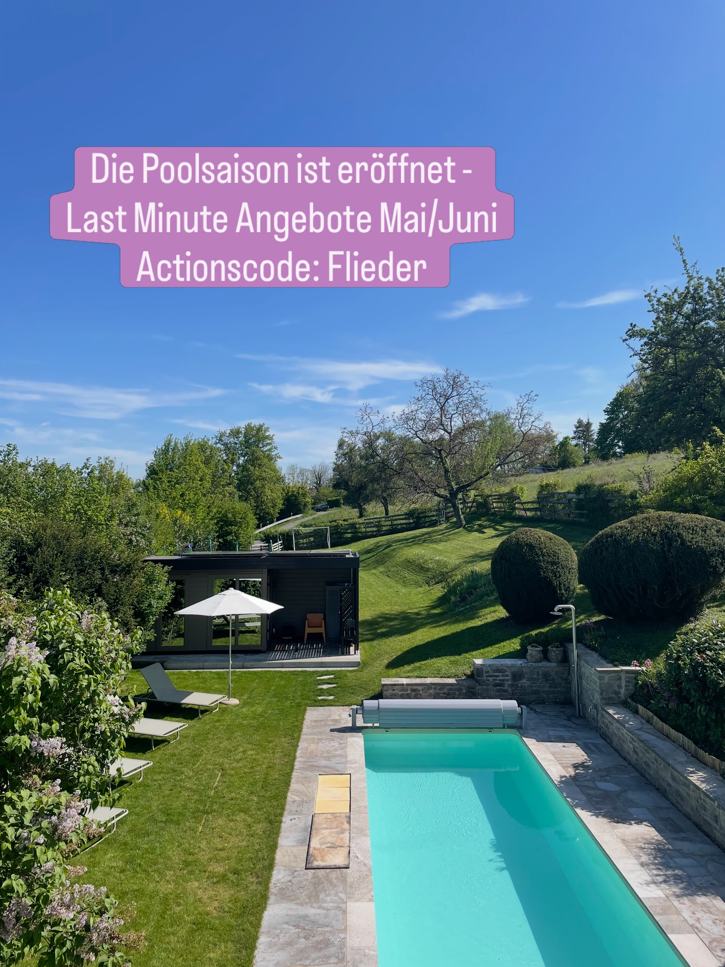 #ferienhaus #pool #sauna #urlaubinbayern #spargelzeit