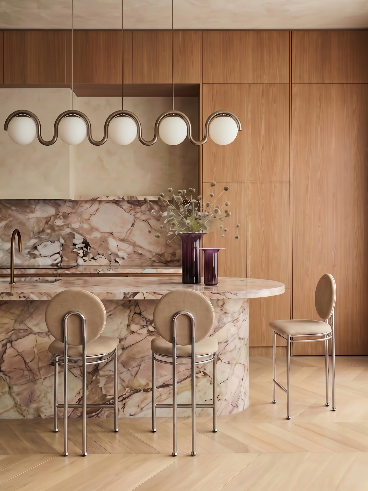 Carved marble, blushed tones, warm oak, brushed steel and smoked glass.
These materials shape the way the spaces feel and function. A kitchen island becomes the centre of gathering. A vanity turns into a sculptural pause. A marble handle, a softened sofa edge, a brushed steel surface, each detail changes how the space is used, touched, and experienced.
This is how artful living becomes personal: through materials that bring calm, depth, and character into daily life.
ꓚ I T I ꓛ
Design studio: @DOraTokaiDesigns
Projects: Various
Bespoke furniture: @DOTobjects
#DoraTokaiDesigns #InteriorArchitecture #ArtfulMinimalism #LuxuryInteriors #DubaiInteriors