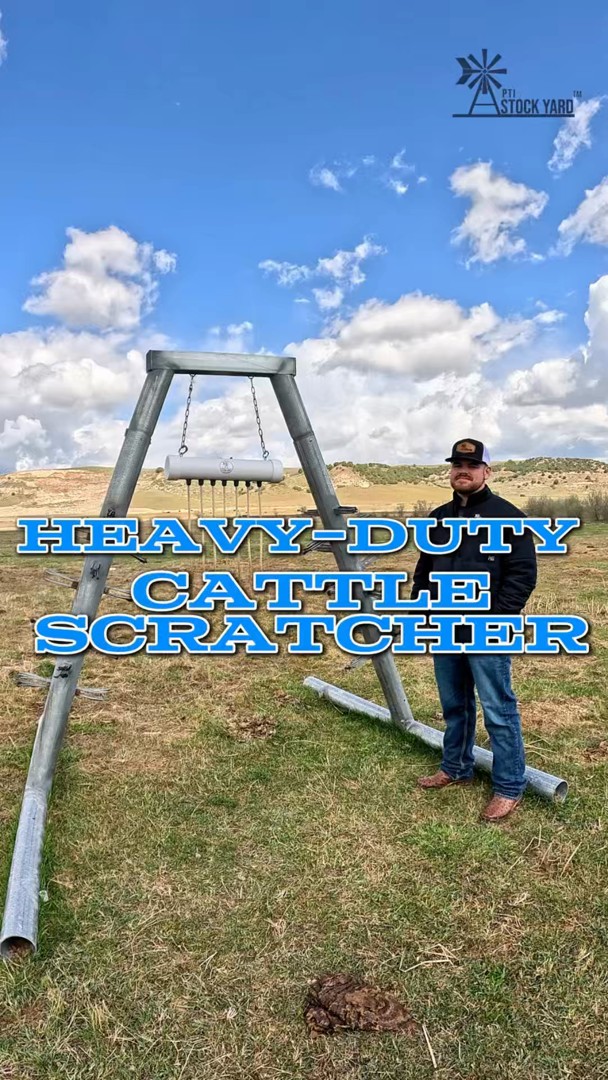 Looking for a cattle scratcher that can actually handle your herd? Our Heavy-Duty Cattle Scratcher is built to endure, not just get pushed around.
Here is why this scratcher is a game-changer for your livestock:
Built by real Ranchers: Designed and tested on real animals at a real ranch here in Southeastern Idaho
Built to heavy-duty: Engineered with 5-inch galvanized tubing to withstand constant, heavy rubbing and scratching.
Heavy-Duty Cables: Skip the flimsy street-sweeper brushes that break off in the pasture. These rugged cables won't snap, but they will give your cows the perfect scratch (and the clumps of hair on this one prove it!).
Stays Put: Equipped with built-in stake pockets at the base so you can stake it down in one place, no matter how hard they scratch on it.
Don't waste money on ranch equipment designed to fail,
🔗 Check it out at PTISTOCKYARD.COM and drop a follow for more heavy-duty livestock equipment!
#PTIStockyard #CattleScratcher #RanchLife #LivestockEquipment #HeavyDuty #CattleCare #Farmlife