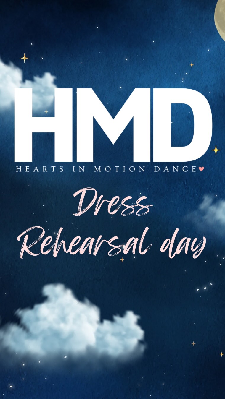 It’s dress rehearsal day 1 for HMD and we are READY to hit the stage! Can’t wait to see everyone in costume and all the excitement tonight! 💕✨🌙