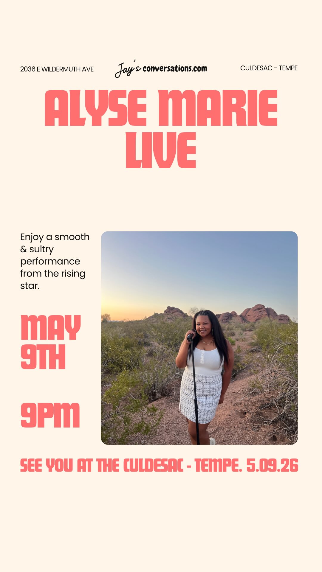 This Saturday.
9:00pm
A performance you won’t want to miss 🤭
#community #newmusic #genz #phx #connection