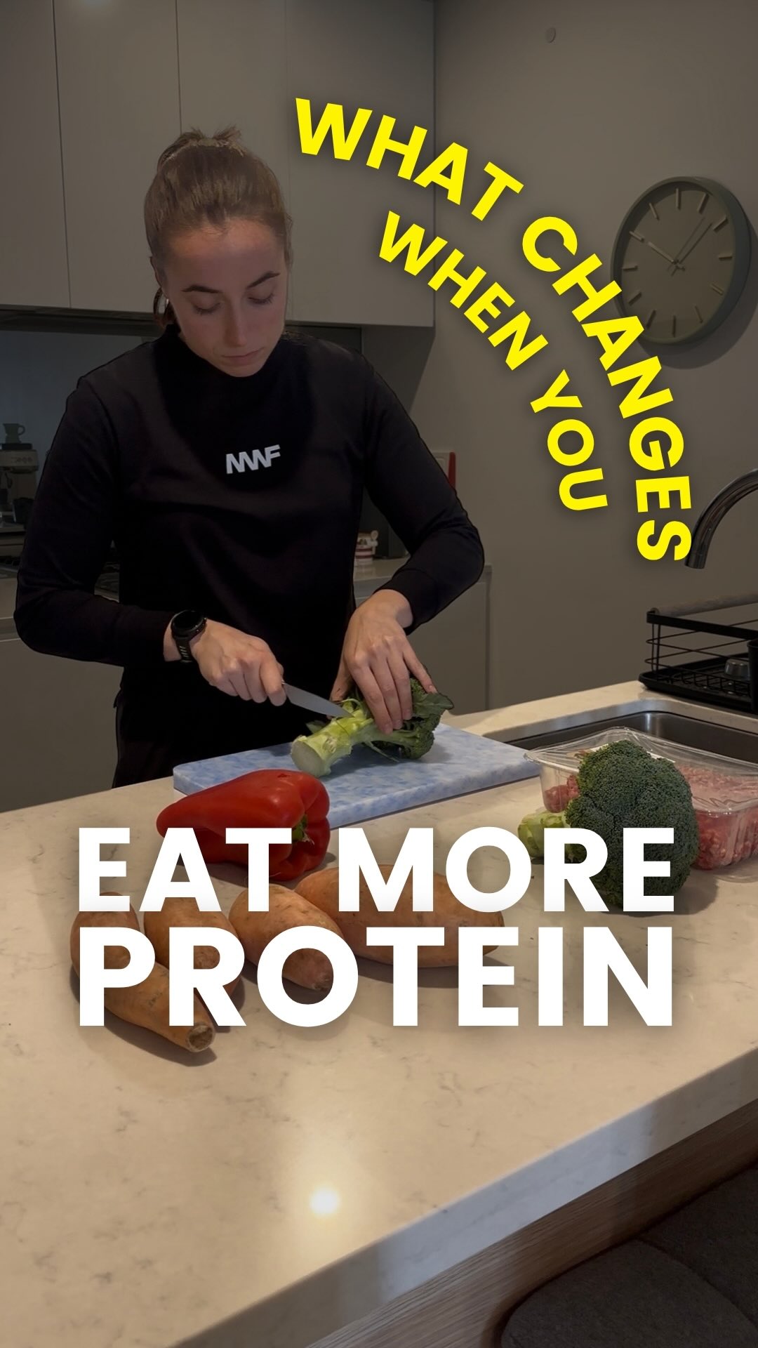 I asked some clients what changed when they started eating more protein and the answers blew me away 🤯 Kidding, they were exactly what I expected.
Here’s what MORE protein does:
✅ Builds & preserves muscle mass
✅ Keeps you fuller for longer (bye, 3pm snack cravings)
✅ Balances blood sugar & reduces diabetes risk
✅ Supports bone health (especially heading into menopause)
✅ Increases metabolism (by increasing TEF)
📊 How much do you actually need?
→ Optimal for active women: 1.6–2.2g per kilo of body weight
→ Spread it across meals (aim for 30g per meal)
Your body is literally asking for more protein. Are you listening?