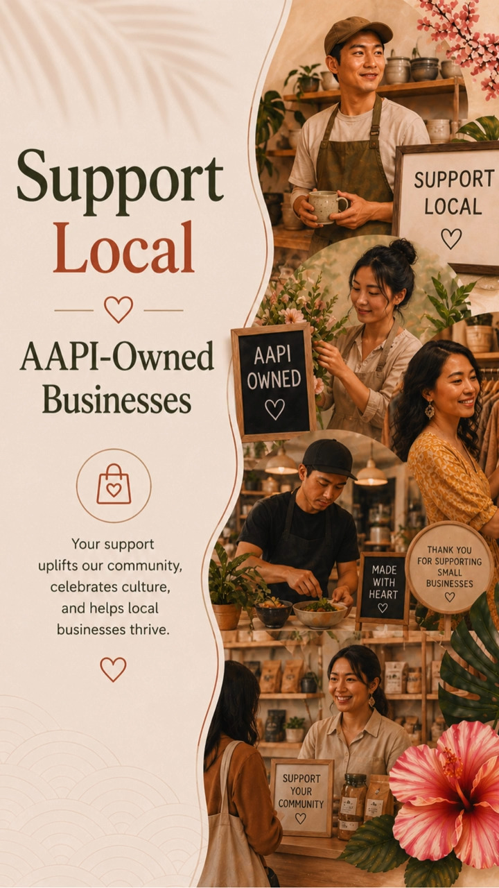 Supporting AAPI-owned businesses goes beyond a single purchase—it’s a way to invest in people, culture, and community.
From local restaurants to everyday services, every choice we make has the ability to create real impact.
Visibility matters. Community matters.
And support doesn’t have to be big to be meaningful.
Sometimes it looks like where you choose to spend.
Sometimes it’s a recommendation, a share, or simply showing up.
Start small. Stay intentional.
#SupportLocal #ShopLocalHI #AAPIHeritageMonth #SupportAAPI #AAPIBusiness #SmallBusinessSupport #SupportSmallBusiness #CommunityOverCompetition #LocalBusinessLove #HawaiiBusinesses #OahuLiving #SupportLocalHI #WomenInBusiness #RealEstateLife #CommunityMatters