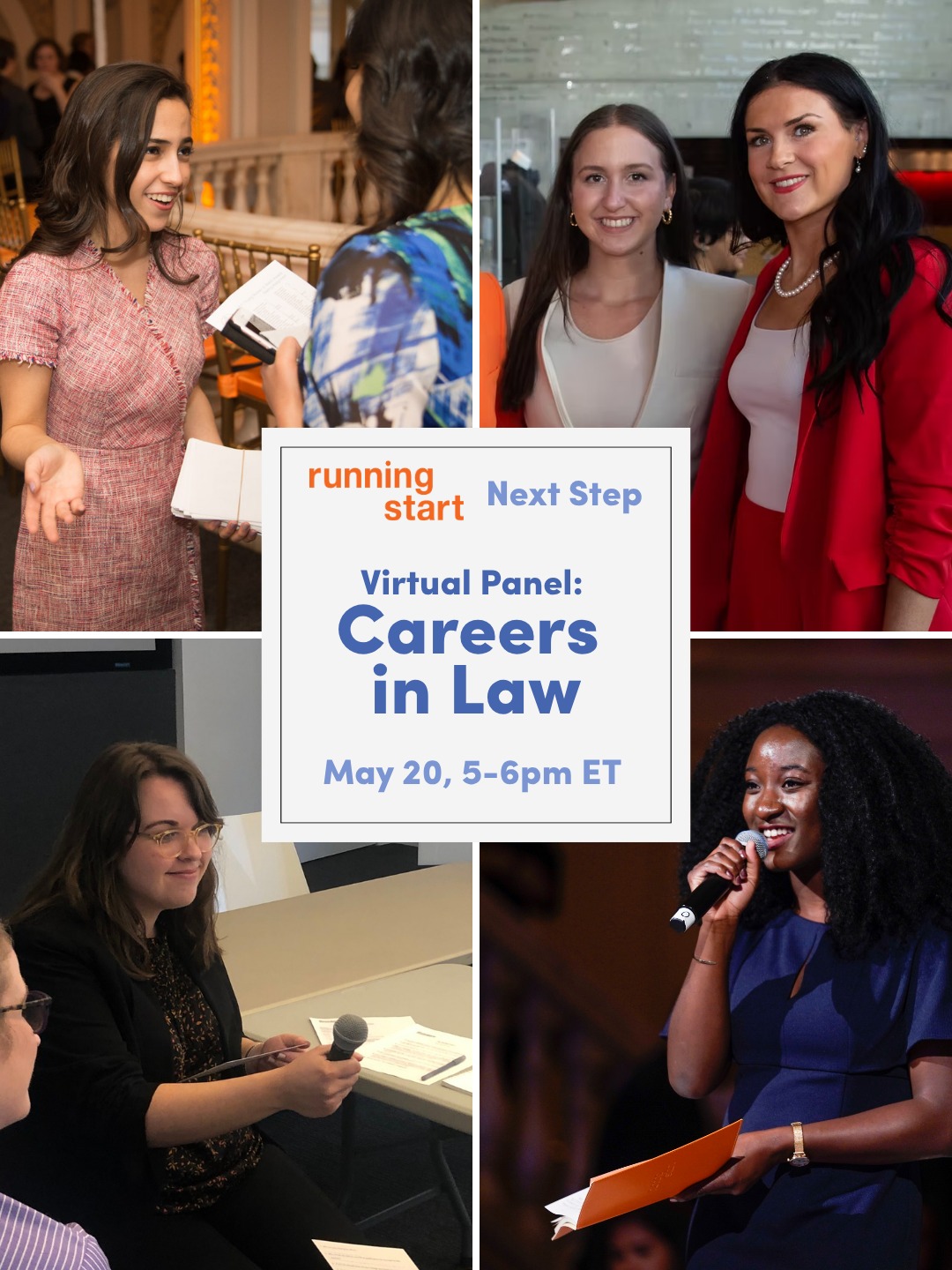 ⚖️ Thinking about law school? Curious where a law degree can take you?
Join Running Start for a virtual panel featuring women with law degrees working across different fields and industries. From public service to policy to private practice and beyond, hear honest advice, real career stories, and insights on navigating the legal world.
Whether you’re seriously considering law school or just exploring your options, this conversation is for you.
✨ Come with questions. Leave with connections + inspiration.
📅 May 20, 5-6pm ET
🔗 Register at link in bio