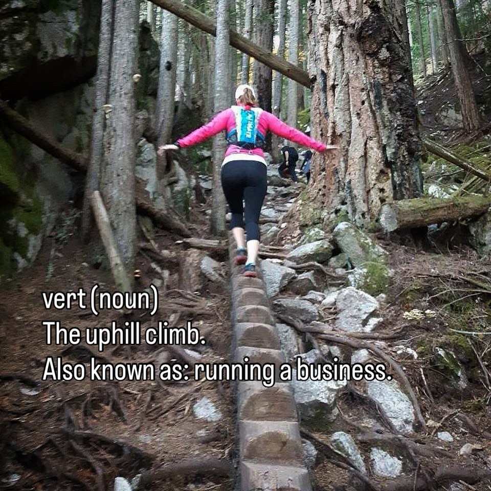 Vert: a steep climb requiring balance, skill, and occasionally questioning your life choices.
Basically… entrepreneurship.
In mountain sports, “vert” is short for vertical gain.
The uphill part. The climb. The grind.
In business? Same thing.
Building a business is a lot of:
📈 climbing
😅 heavy breathing
🤔 wondering why you thought this was a good idea
🎉 tiny celebrations halfway up the mountain
That’s where Vert Accounting comes in.
Because business owners already have enough uphill battles without also trying to:
🔎figure out their cash flow at 11pm
🔎panic-open their bookkeeping software once a month
🔎play “guess the expense category” during tax season
I help take the weight out of the backpack so you can focus on actually growing the business instead of drowning in receipts and spreadsheets.
More summit views.
Less bookkeeping avalanches.
#squamishbusiness
#squamiah