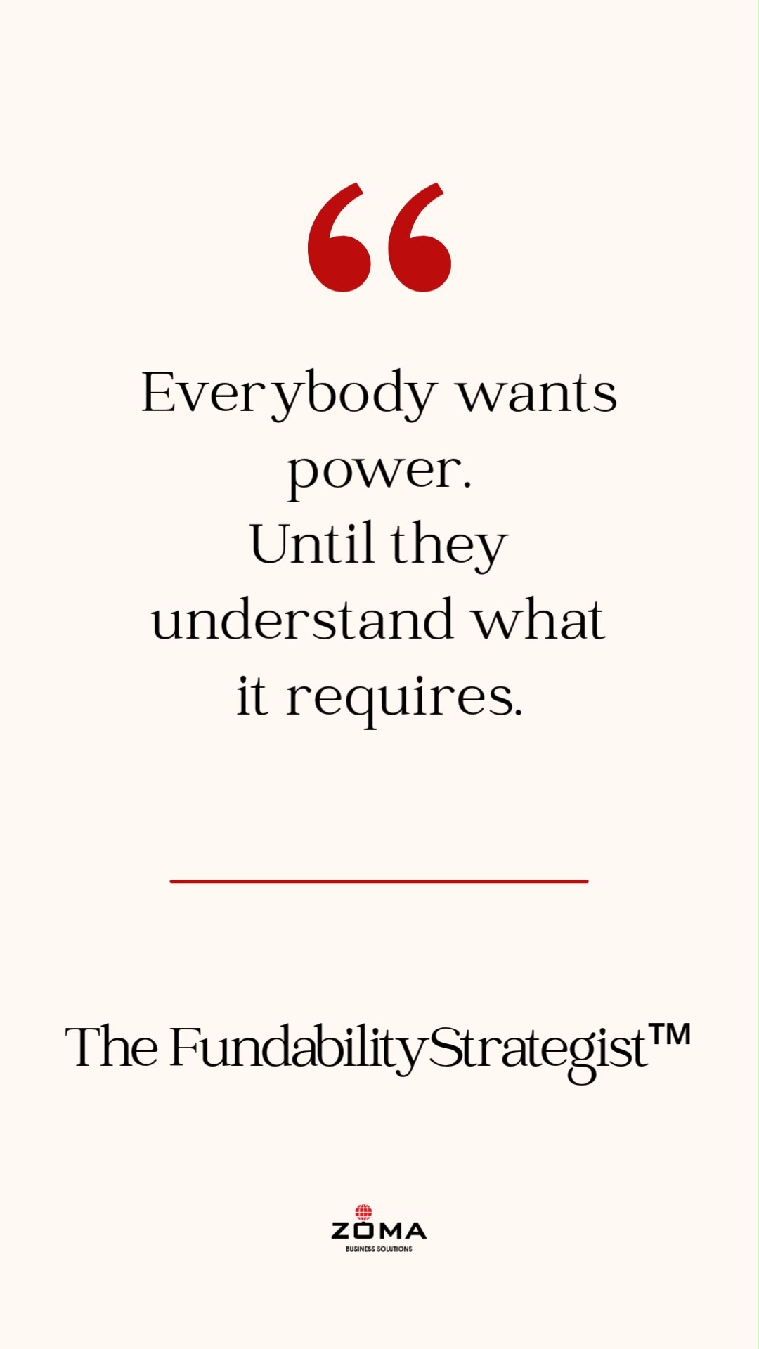Everybody wants power...
Until they understand what it requires.
These days we’re arguing about "tone"…
…and missing the "pattern".
Across industries, high-performing women are all saying the same thing:
👉🏾 That "Structure" matters
👉🏾 That "Discipline" matters
👉🏾 That evidence matters-if we want to become "Funded"
But instead of learning from it…
🤨 We're reacting...
But here's the thing:
Whether it’s Emma Grede or anyone operating at that level...
🔴 they’re not describing what’s fair
🔴 they’re describing what’s required
And that’s where you're getting stuck.
Because while ambition might get you in the room…
Structure is what keeps you there.
And in 2026, If you’re serious about:
✔ funding
✔ growth, and
✔ staying in the game-
You'll need more than effort.
🈺 You'll need systems.
📖 Full article on Substack (link in bio)
💬 So now it's over to you:
🤔 What part of structure are you still avoiding?
Share in the comments.
Because your brilliance?
It deserves receipts.
#fundability #womeninbusiness #entrepreneurlife #buildtoscale #businessstrategy