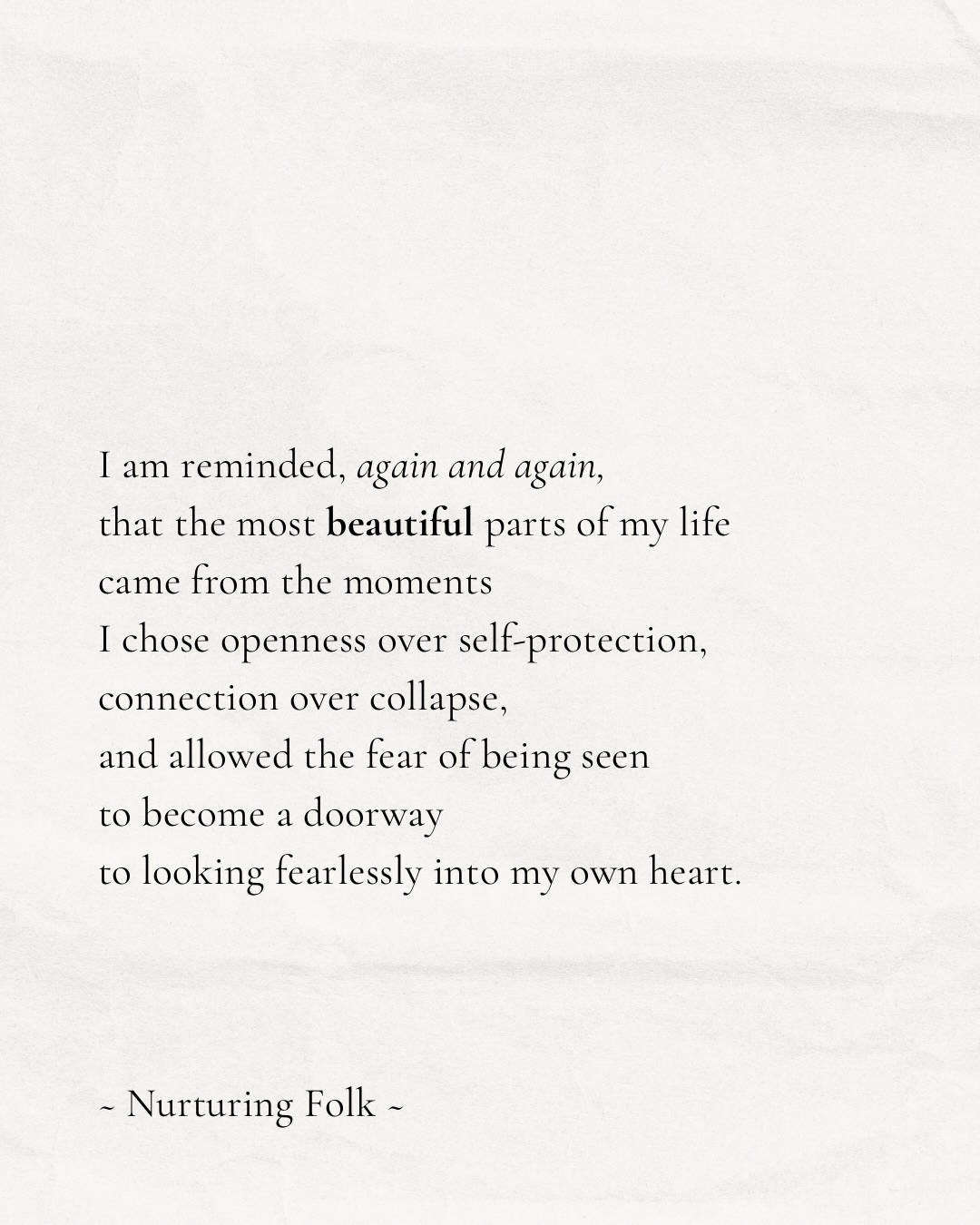 Isn’t it strange how quickly the mind wants to make something bad when it feels unfamiliar, exposing or deeply uncomfortable…
How quickly the nervous system wants to close us down, pull us towards fight, retreat, certainty, or protection.
And to be clear, I’m not talking about when we are truly unsafe.
But more when we find ourselves on a healing journey… it’s SO uncomfortable, there’s that quote isn’t there:
“Your nervous system will always choose a familiar hell over an unfamiliar heaven.”
And I guess when I say heaven, what I really mean is freedom.
When we are being shown possibility.
Blind spots.
Places where we have unknowingly restricted ourselves.
The edges of the identities we have built ourselves within.
How quickly we want to close, how fast we are to reach for what is familiar.
Lately I’ve been moving through a space that has really exposed how attached I have become to certain identities and ways of being that once helped me survive.
And honestly, it has felt fucking terrible at times.
It feels raw, exposing… and I feel quite naked.
But it really got me thinking how easy it would be, when something feels this uncomfortable, to make the process bad.
To collapse back into certainty, armour, identity, and withdrawal.
But in the edge, in OUR edges, there is a threshold.
A moment where life offers us the opportunity to see differently. To open, to KEEP opening.
Even when collapse feels more familiar than connection, even when hiding feels safer than being seen.
And time and time again, I am reminded that the most beautiful parts of my life, the parts that have brought me inspiration, aliveness and freedom, have not come from closing down and protecting myself from life…
They came from the moments I stayed with myself.
The moments I reached for connection and courage.
The moments I allowed light into the darkest corners.
And sometimes we find ourselves in the birth canal, desperate to turn back toward what is known and familiar.
If you are in one of those moments right now, just know you are not alone.
Something beautiful may be trying to emerge through you.
#slowdown #healingjourney #writersofinstagram #spiritualawakening #matrescence
