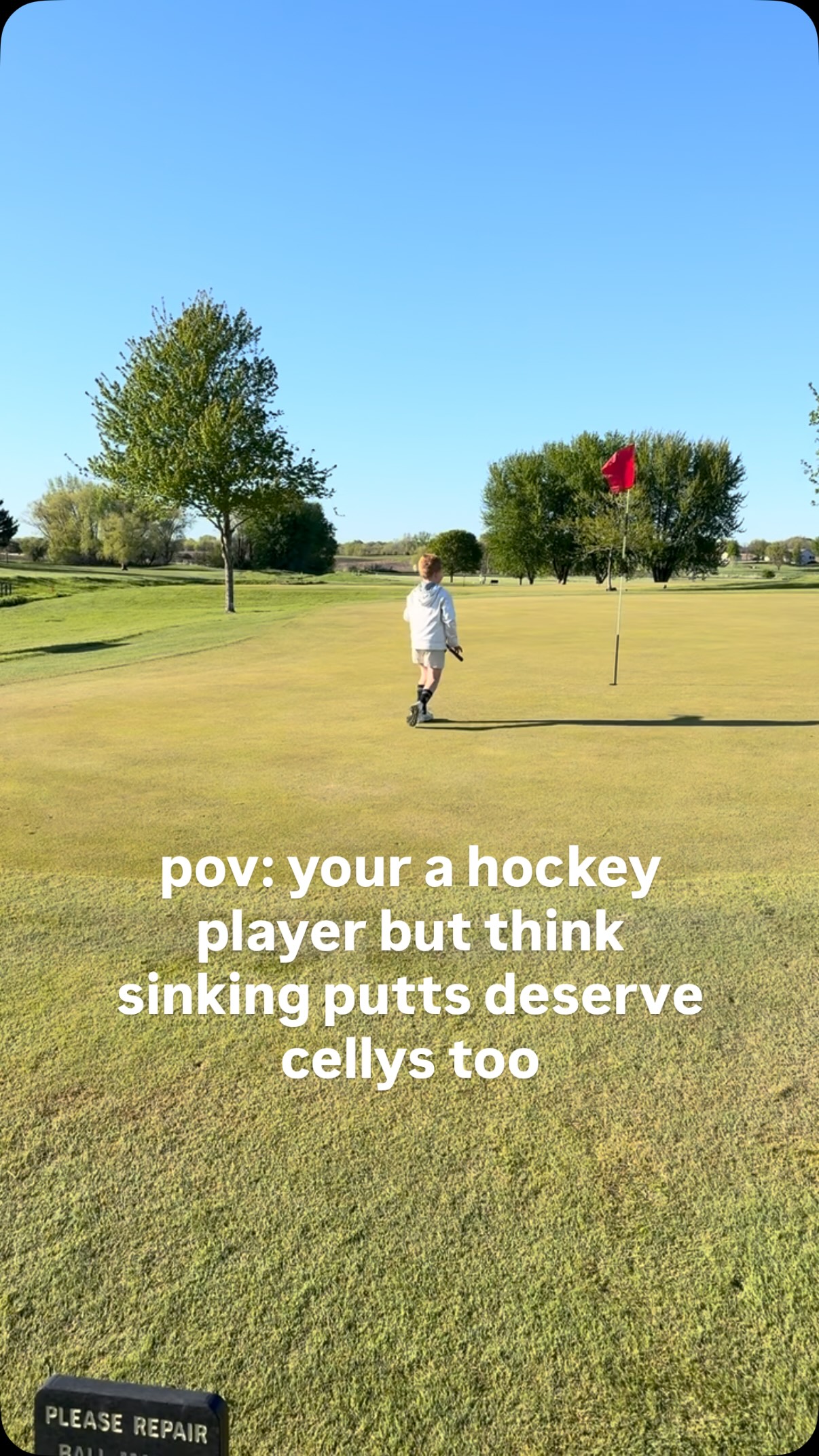 I mean it is Stanley Cup Season 🏒#foryou #fyp #hockeycelly #hockey #golf