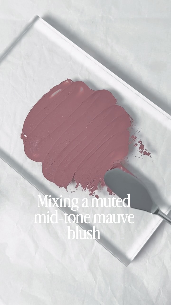 This is one of my favourite blush combinations if you want a muted mid tone mauve that isn’t too purple or cool.
A bit of Steam (faded rose) with Wisp (muted lilac) together will create this gorgeous colour. Leans more in that mauvey rosy side, and it’s super pretty!
Just a little fun mixing moment 🙇🏻♂️ violet tones are really good at softening and neutralizing warmth without making things muddy, so Wisp is actually a great adjuster for lighter skinned folk who want to neutralize and cool down their blush without going too dusky or muted.
#creamblush #indiemakeup #mutedmakeup