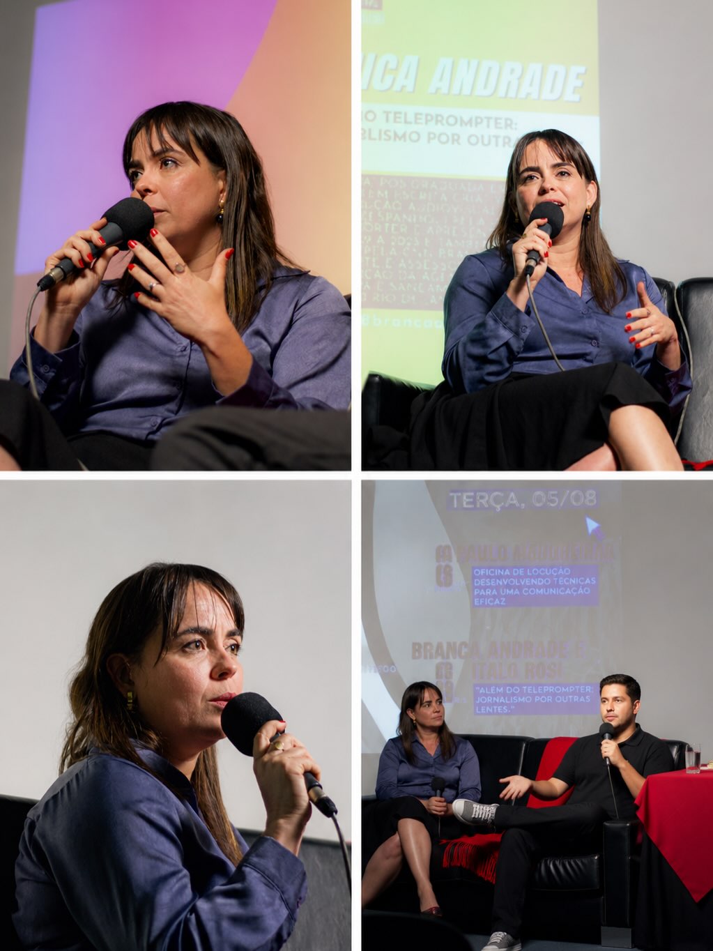 Que noite especial! Ao lado de @ryanlobo10 estive no @nucomjor da Estácio de Niterói para falar um pouco da minha carreira para universitários. Sempre uma troca incrível! Fotos de @prod.brucci