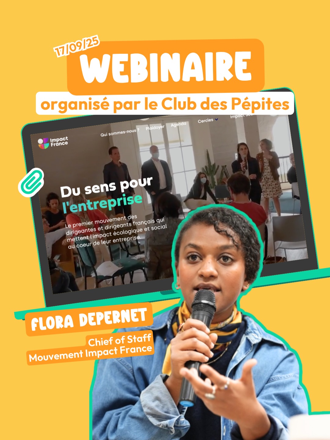 🎲 Il faut changer les règles du jeu, et les entreprises sont bien plus intéressées pour cette transition que ce qu’on croit !
🎤 Le 17/09/25, Le Club des Pépites à organisé un webinaire pour ses membres avec @floradepernet_ pour parler du @mouvimpactfr
👉 Souveraineté, territoires, biodiversités : les sujets d’impact deviennent centraux. Avec le Mouvement Impact France, les entreprises s’engagent davantage !
#entrepriseengagée #souveraineté #europe #positif #transitionecologique
