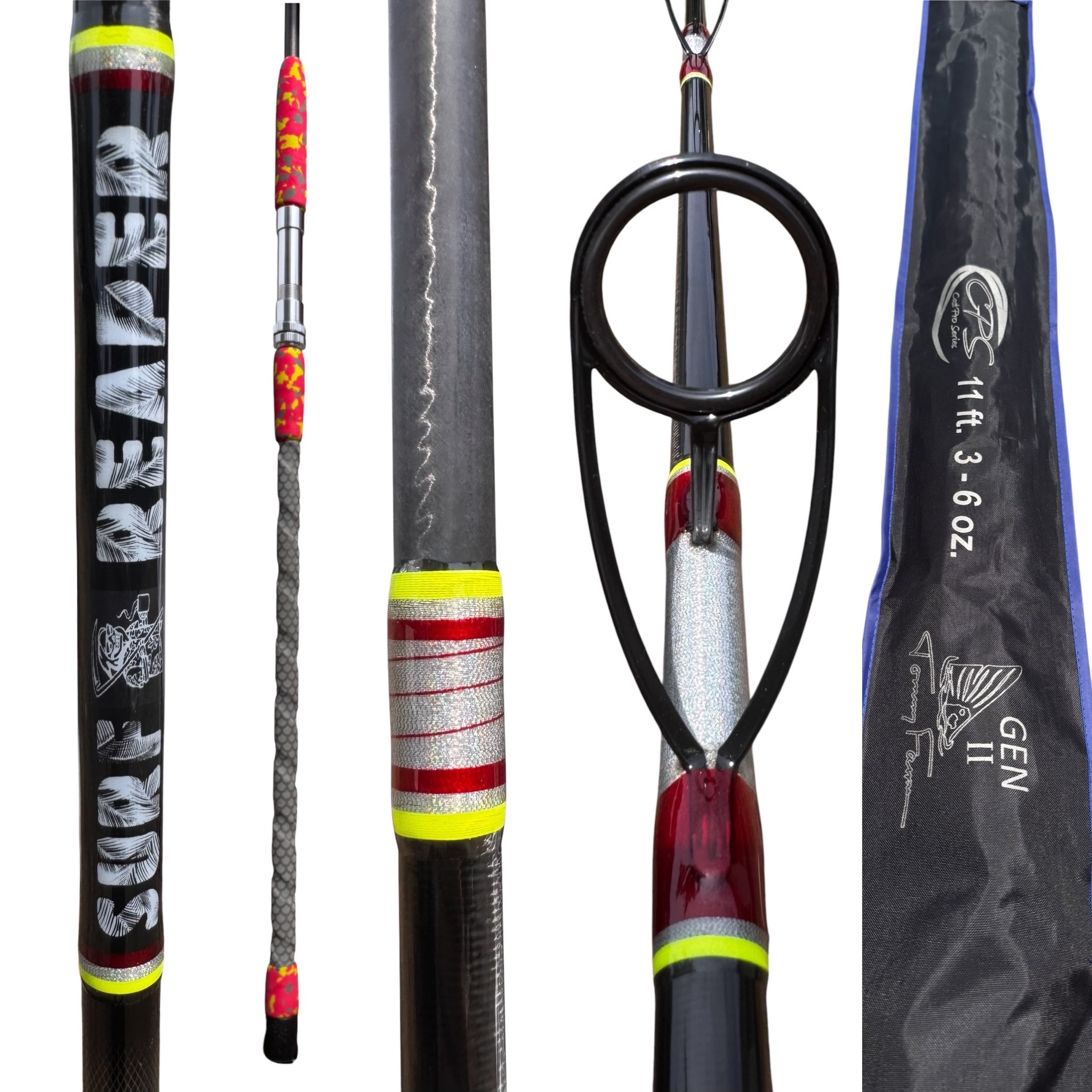 Needs a home. $425 OBO. 11ft Spinning Surf Reaper, @carolinacastpro blank Gen II. Btw when I Mae surf rods I call the surf reapers, will send stickers #surffishing #beachfishing #assembledintheusa #bullreds #fyp