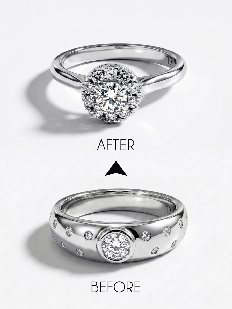 The Art of Reinvention ✨
She arrived at MK atelier with a cherished engagement ring, seeking a transformation into something more luminous, more refined, more her.
We reimagined the piece as a high-brilliance halo design, elevating the center stone and encircling it with a delicate crown of light. The result: a jewel that carries its history forward, yet feels reborn in timeless elegance. But true luxury is often hidden from the eye… Swipe to discover the inner secret engraving, a personal joke shared between her and her beloved husband, preserved where only they can see it💫Your vision, MK expertise.
#mkfinejewelry #bespokedesign #custommadejewelry #engagementring #jewelrydesigner
