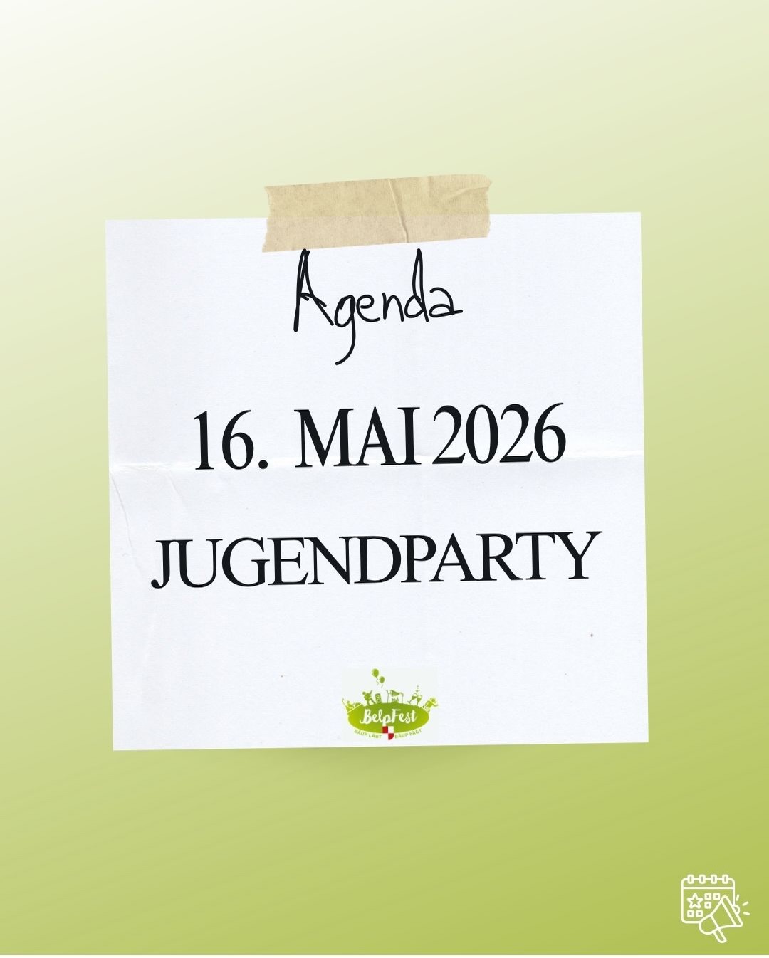 🔥 BELP VIBES 🔥
Die Party, die du nicht verpassen willst! 🎶✨
Von Jugendlichen organisiert – für Jugendliche gemacht 😎
Am 16. Mai verwandelt sich die Jugendfachstelle Belp in den Place to be für alle zwischen 14 und 18 Jahren 💃🕺
🎧 Musik
🎉 Stimmung
🤝 Freunde
🚫 Kein Alkohol – aber trotzdem komplett wild
📍 Jugendtreff Belp, Muristrasse 4
🕖 19:00 – 00:00 Uhr
🎟 Eintritt gratis
Weitere Details folgen … aber eins ist jetzt schon klar:
Belp Vibes only – small place, wild night 🔥
Markiere deine Crew und bring deine Freunde mit 👇
#BelpVibes #Jugendparty #Belp #PartyNight #GoodVibesOnly Jugendtreff WeekendVibes