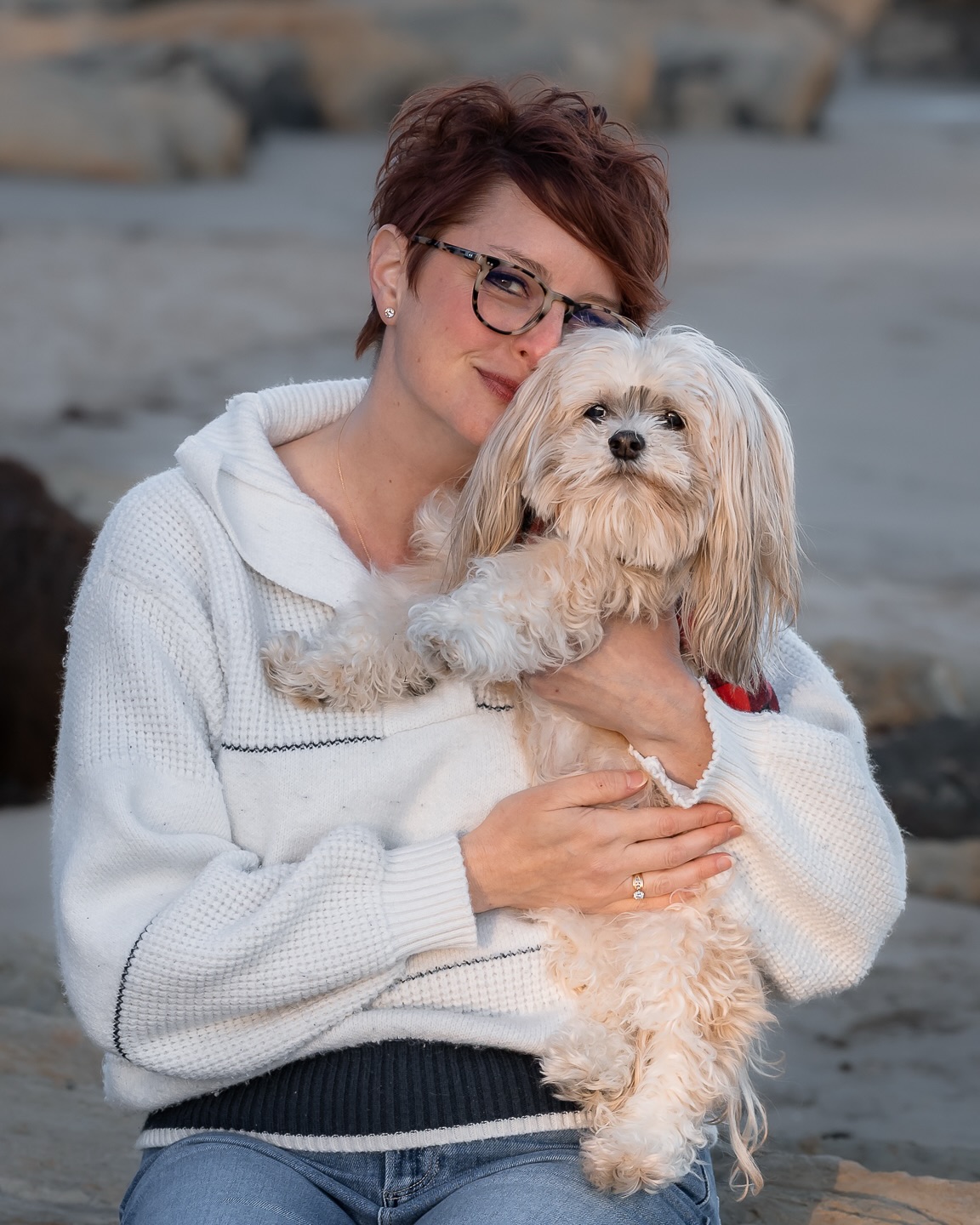 A perfect evening, a proud dog mom, and two very loved pups 🤍
#novascotiaphotographer#dogmom#petphotographer